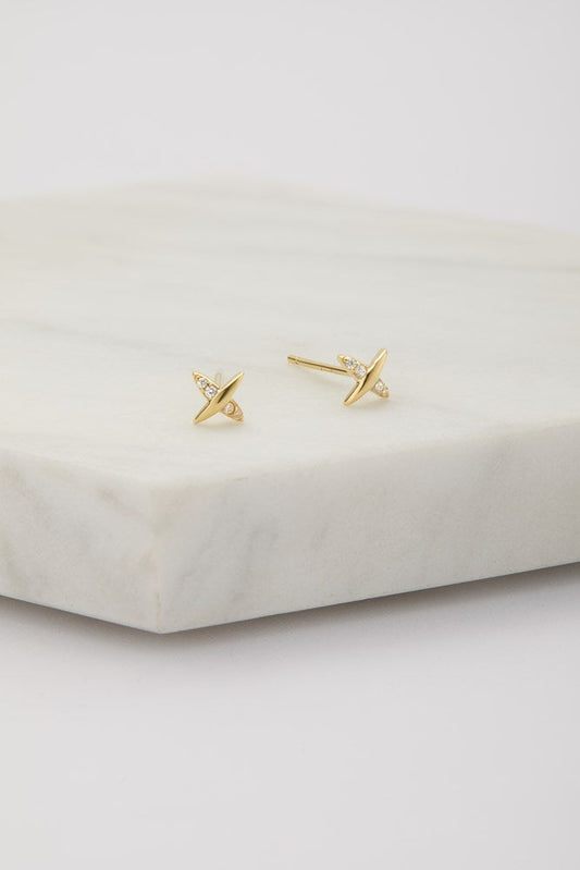 Olivia Stud Earring - Gold