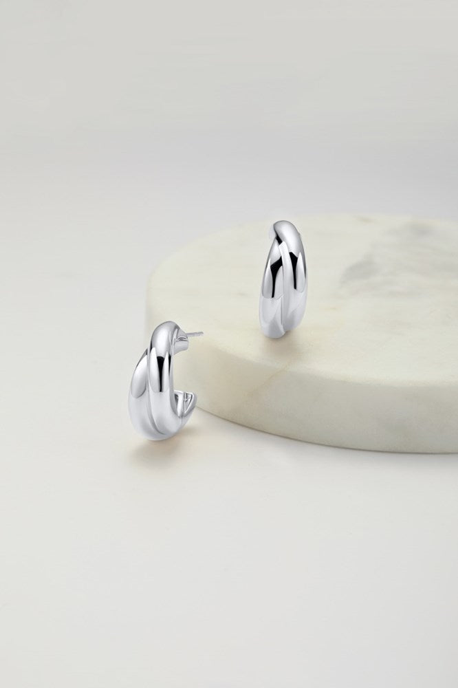 Zafino Peyton Hoop - Silver