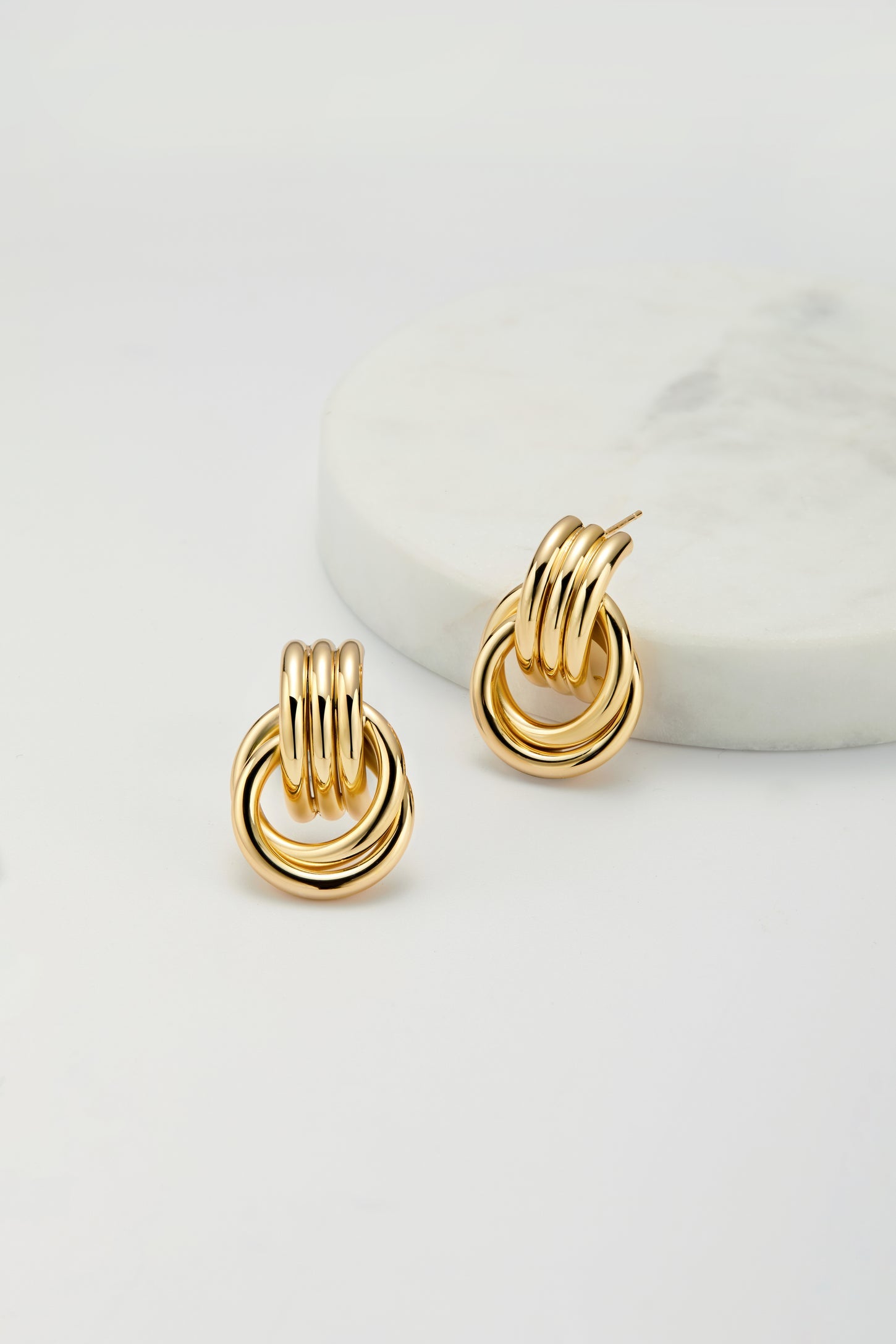 Zafino Poppy Earring - Large - Gold