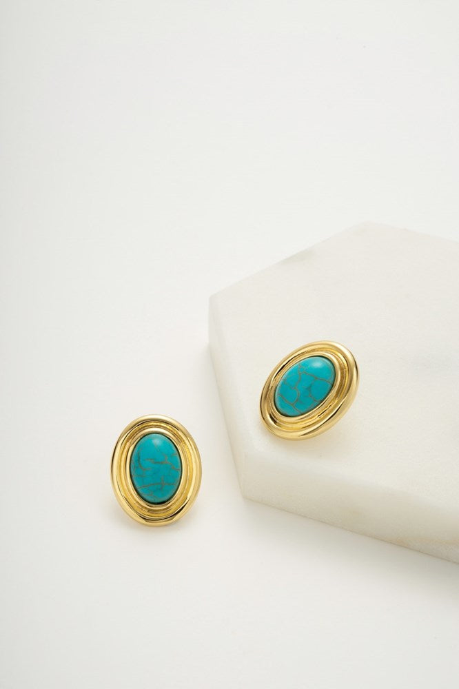 Zafino Amara Earrings - Gold