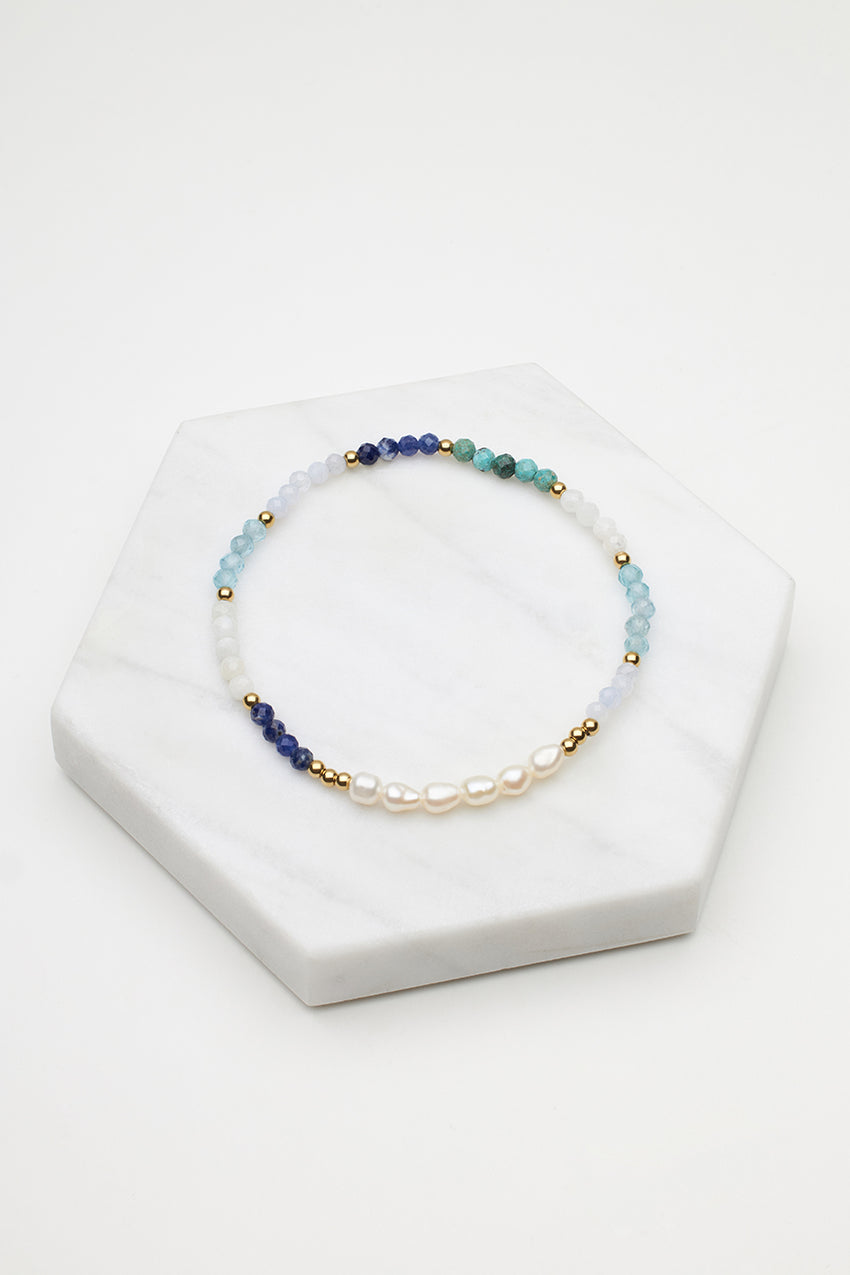 Tiana Bracelet - Teal / Navy
