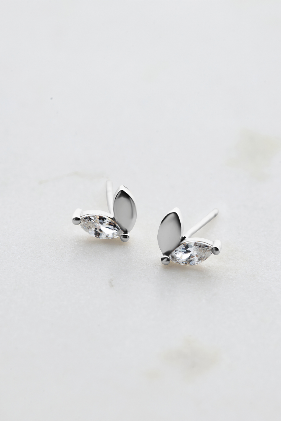 Zafino Sienna Stud Earring - Silver