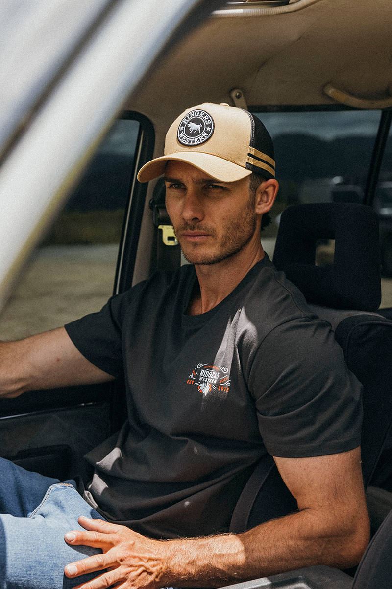 Ringers Western McCoy Trucker Cap - Clay / Black