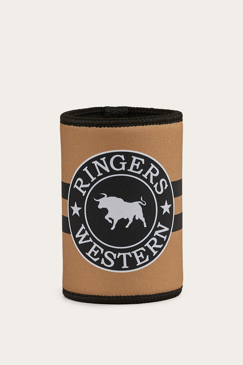 Ringers Western McCoy Stubby Cooler Clay Black detail