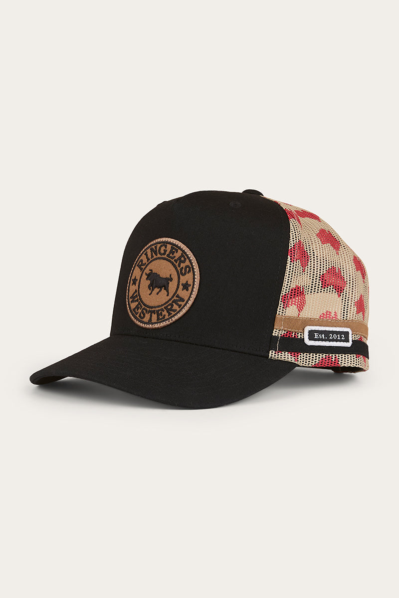 Ringers Western Aussie Rules Deep Fit Trucker Cap Black