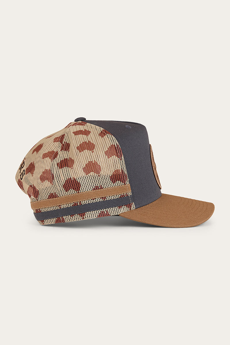 Ringers Western Aussie Rules Deep Fit Trucker Cap Charcoal/Clay - side