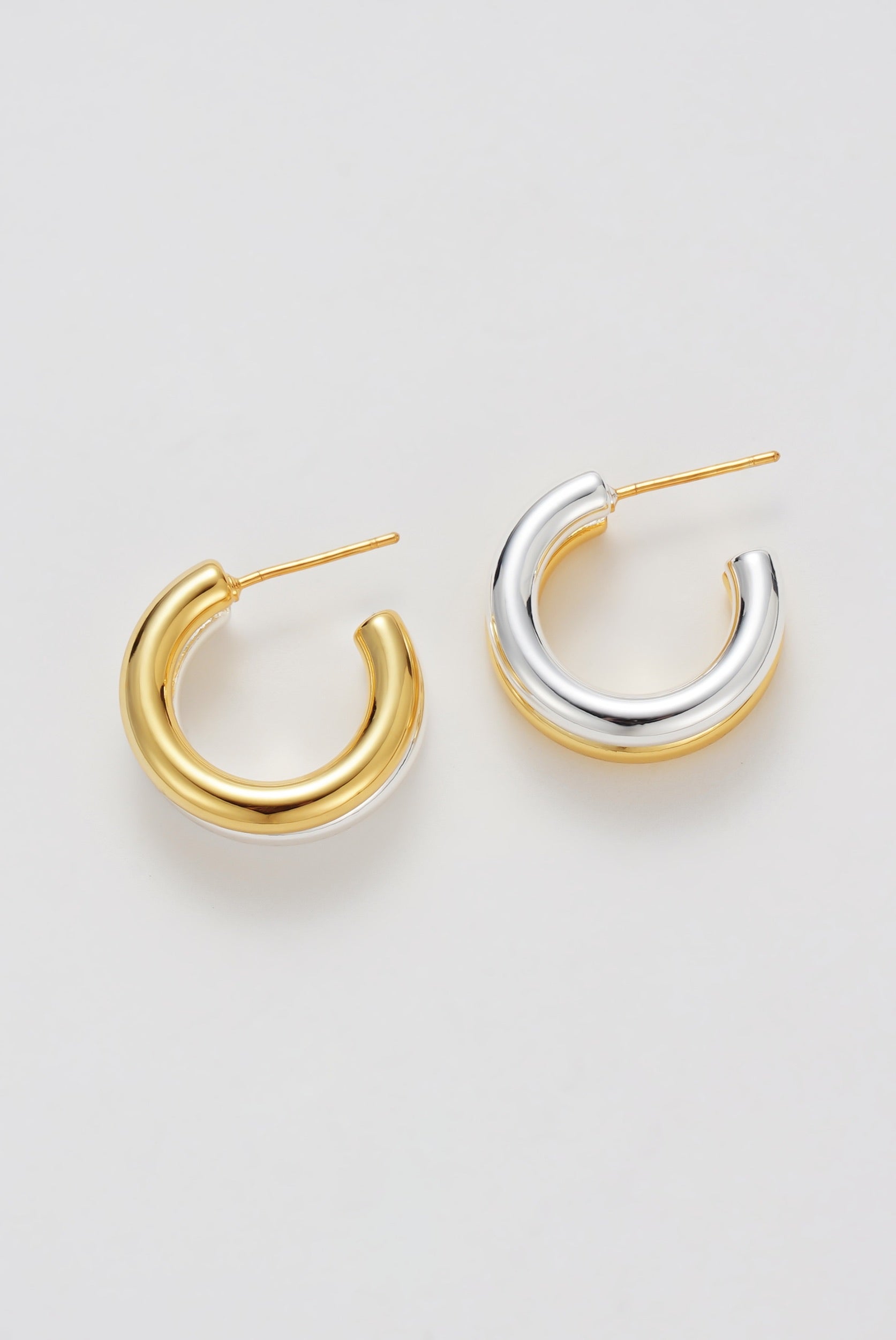 Zafino Luna Hoop Gold/Silver - detail