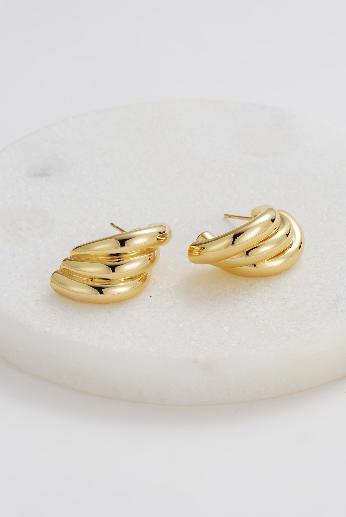 Zafino Mila Earring - Gold (view 3)