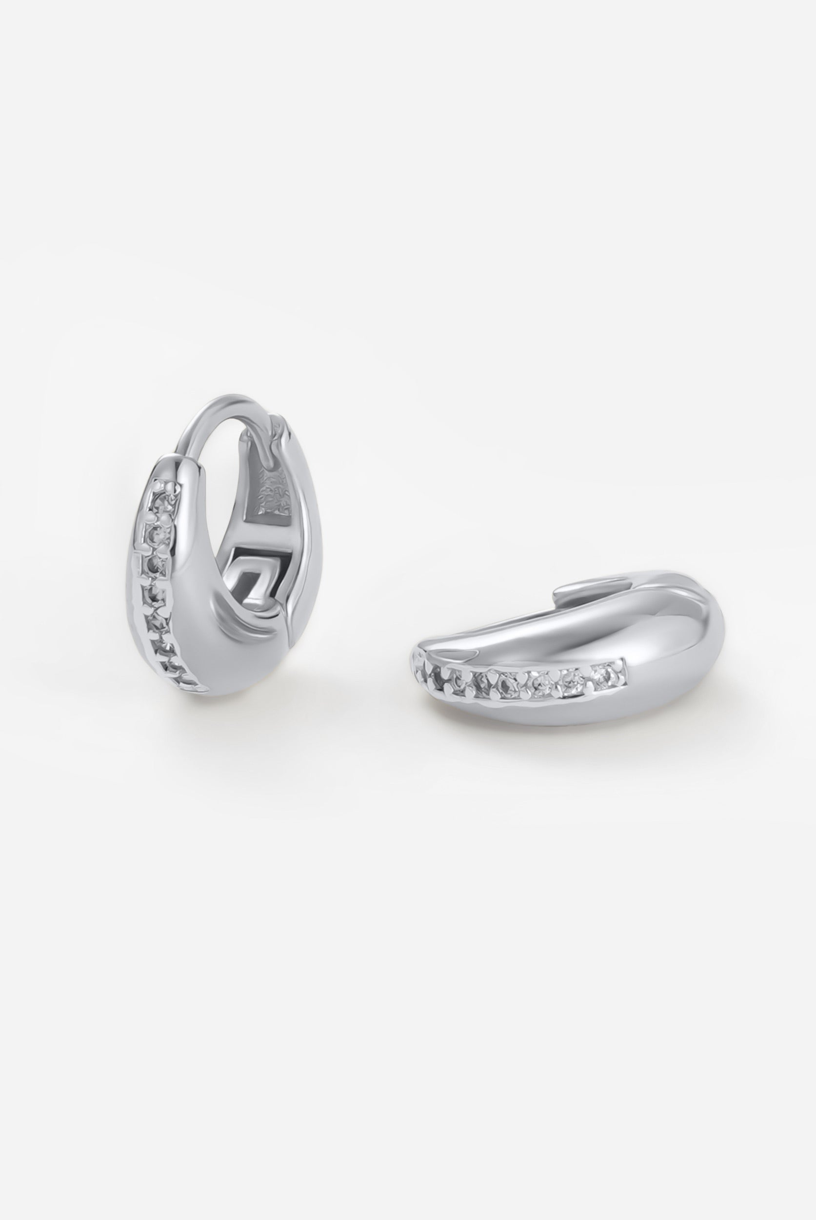 Zafino Hayley Huggie - Silver (view 2)