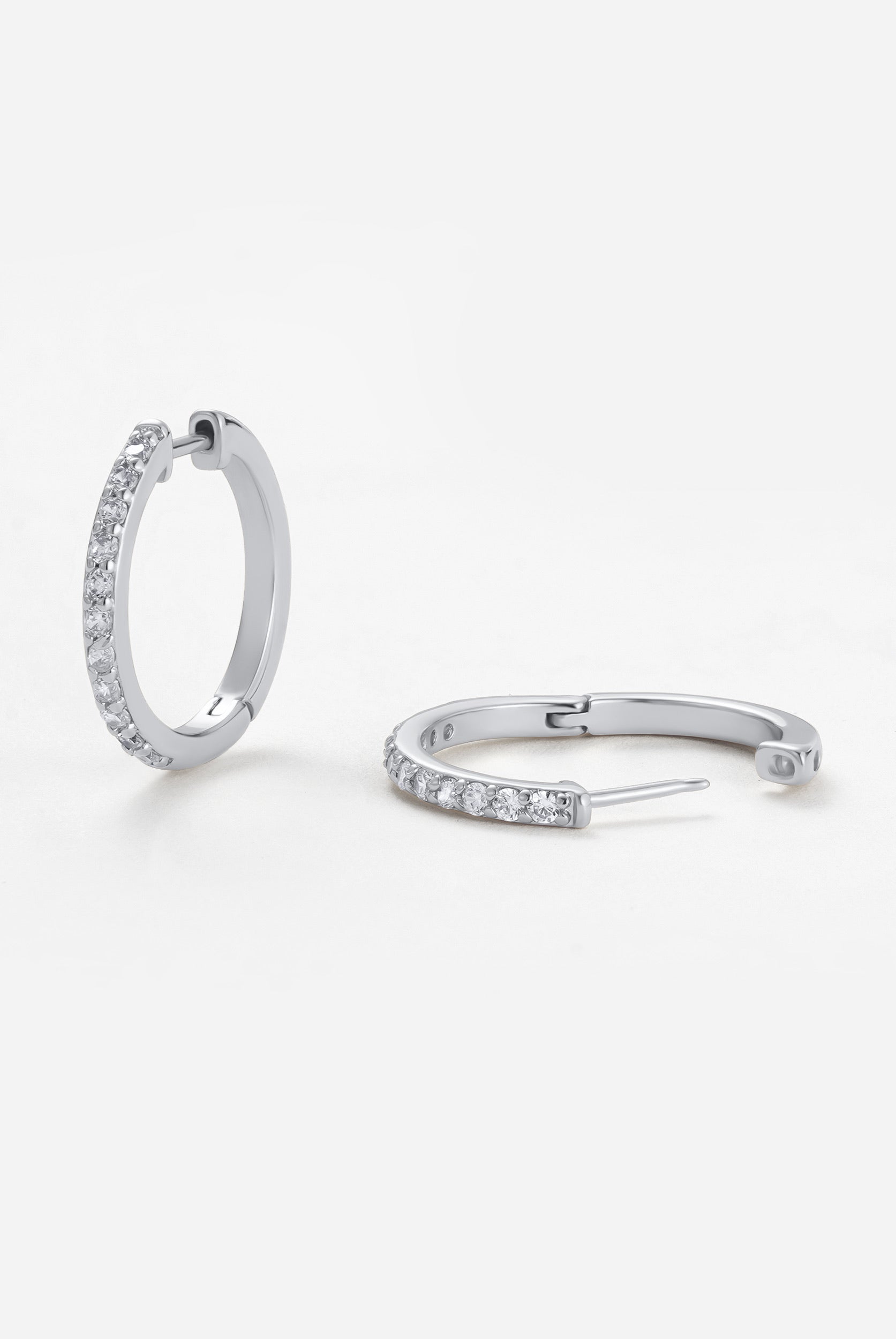 Zafino Catalina Hoop - Silver (view 2)