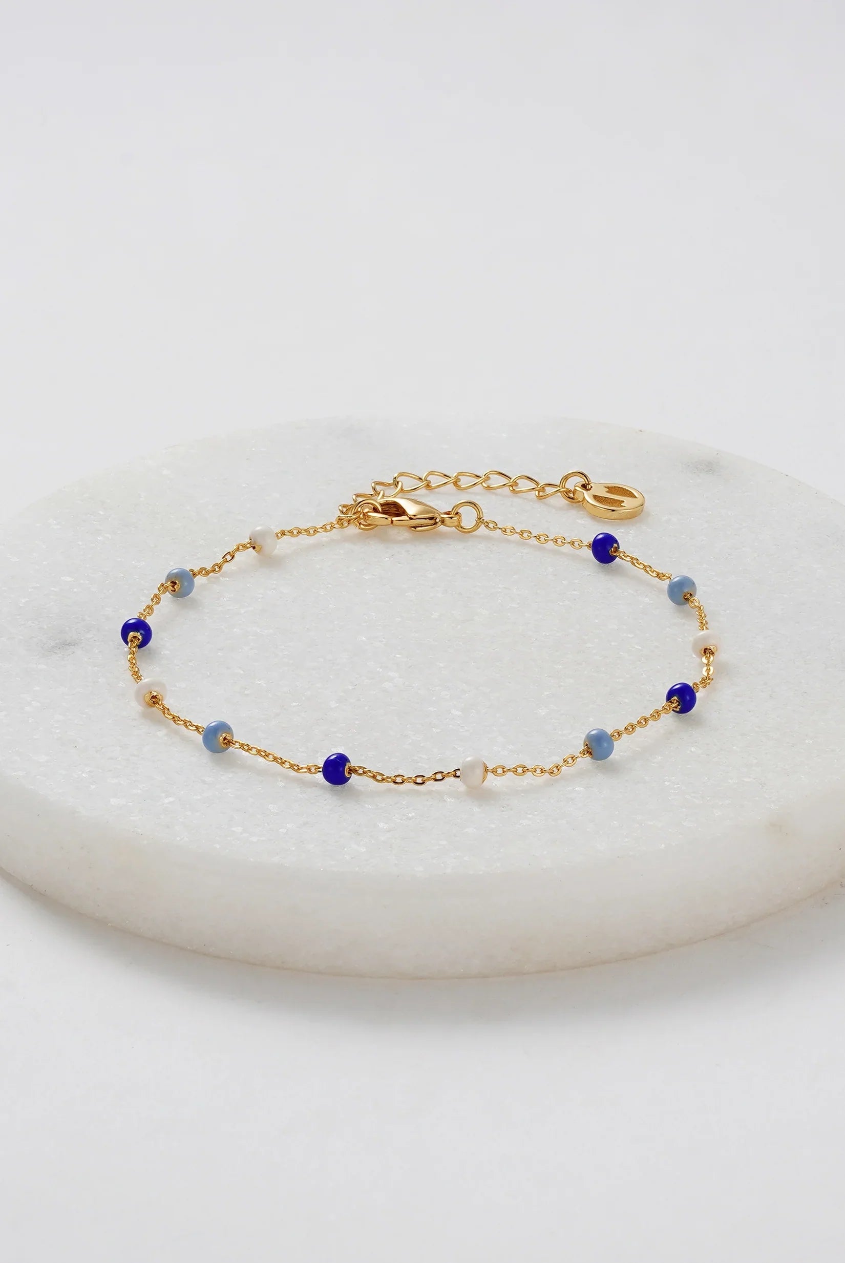 Zafino Charlotte Bracelet - Gold / Blue