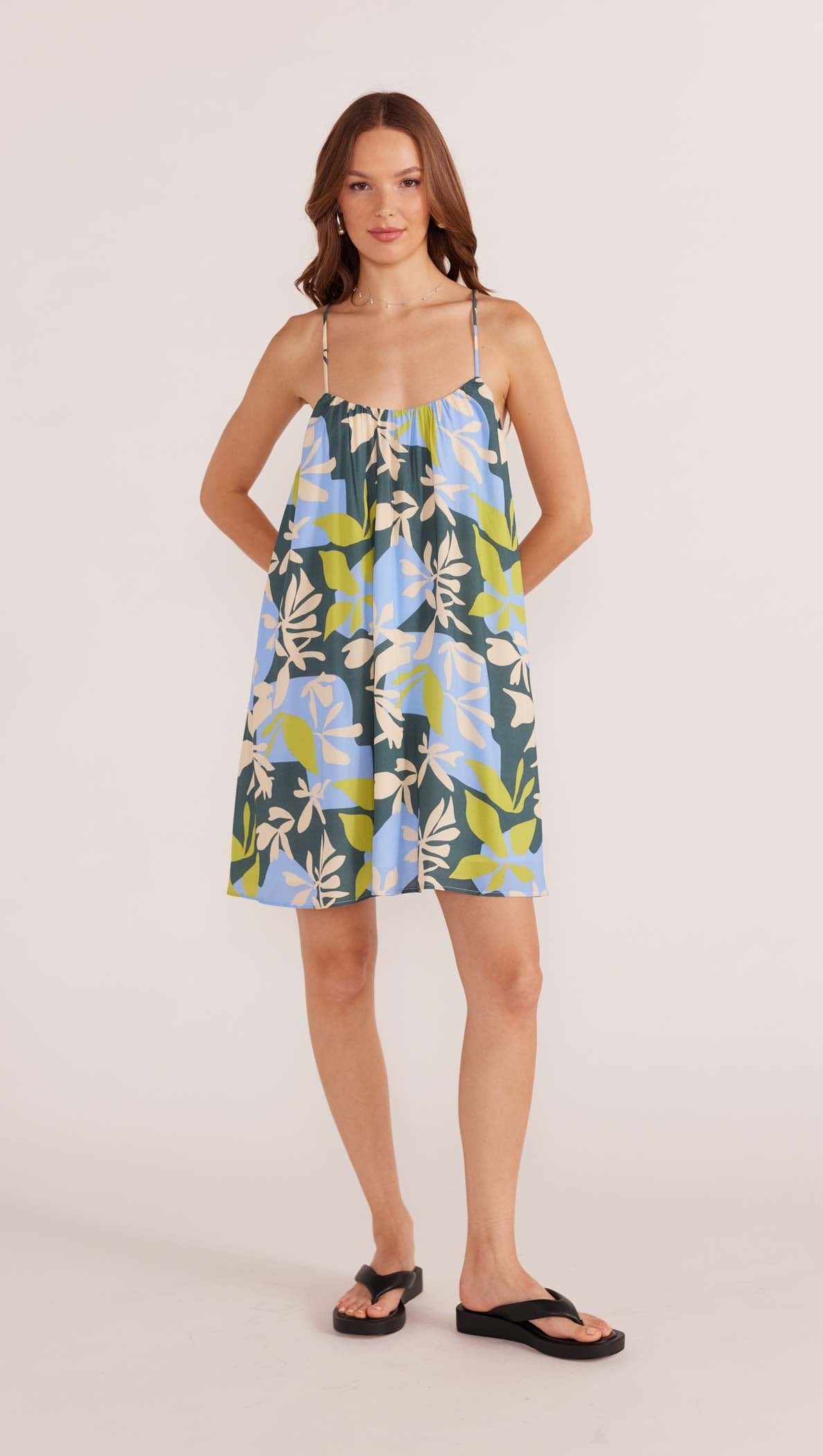 Mink Pink Artistic Garden Mini Dress - Artistic Garden (view 2)