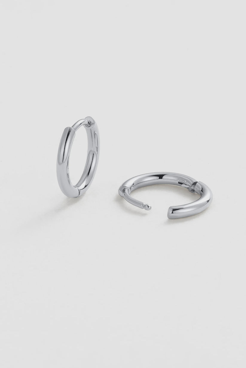 Delilah Hoop Small - Silber