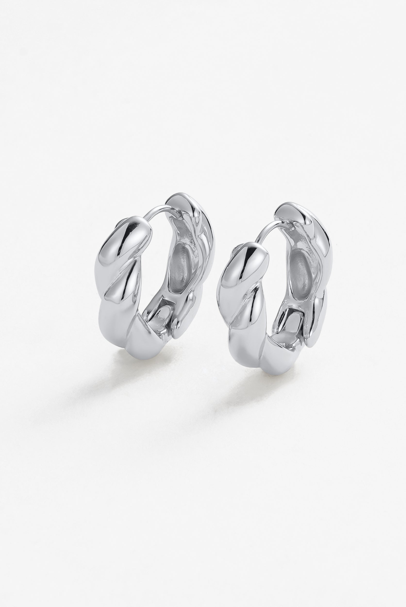 Zafino Maya Hoop - Silver