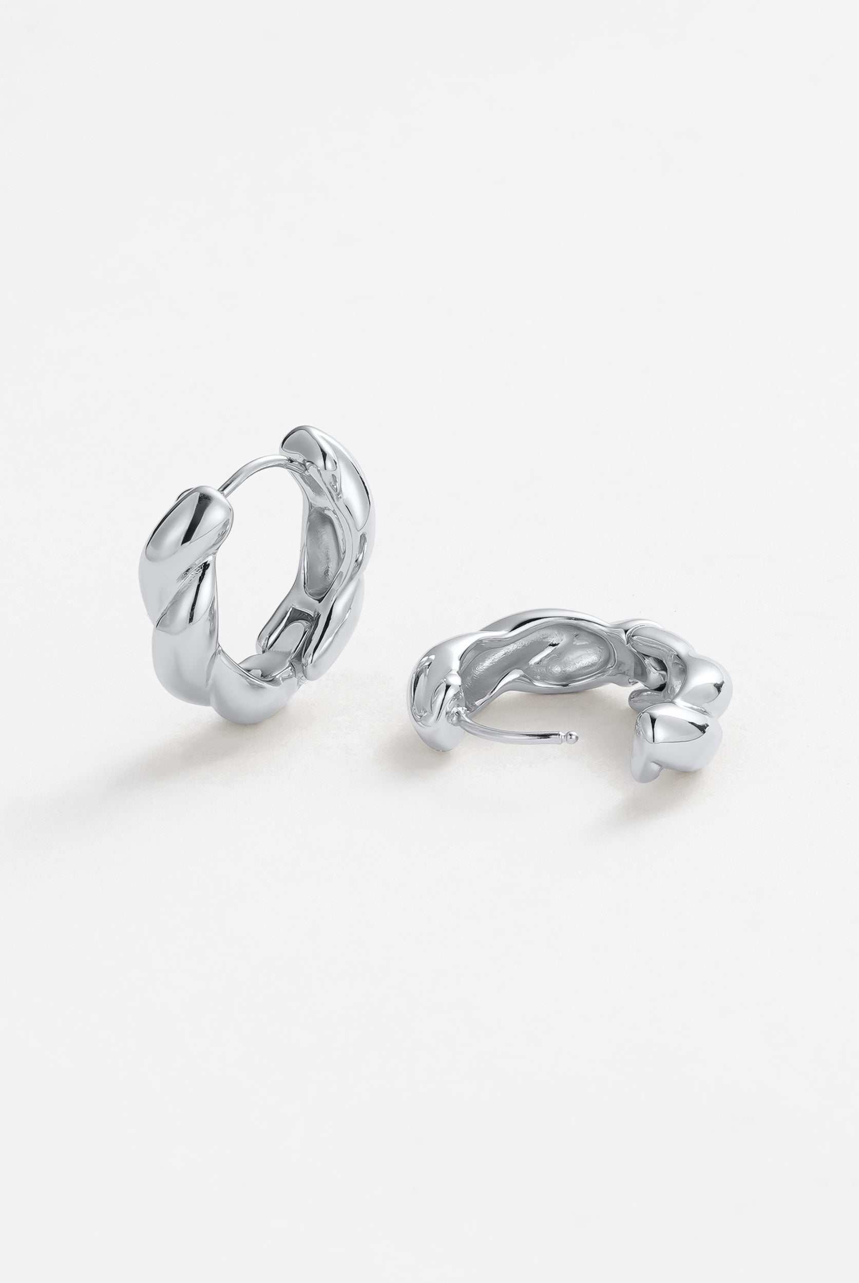 Zafino Maya Hoop - Silver (view 2)