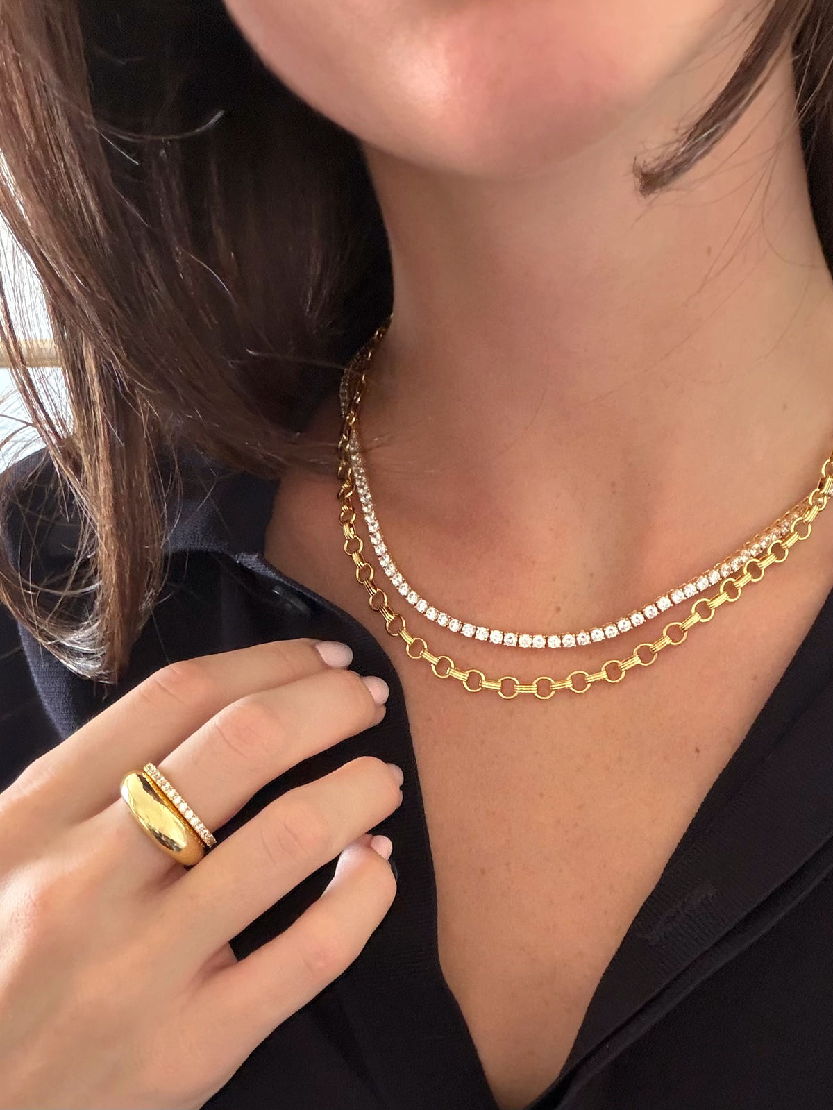 Zafino Clara Necklace - Gold (view 2)