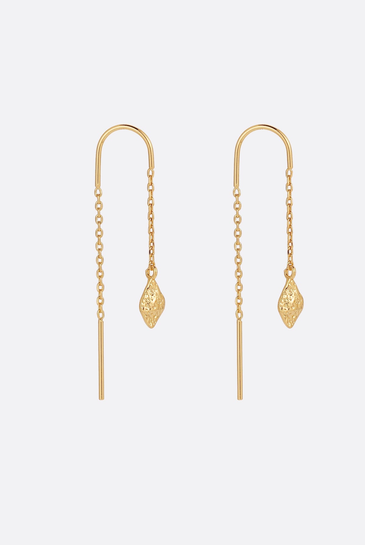 Zafino Eden Thread Earring in gold