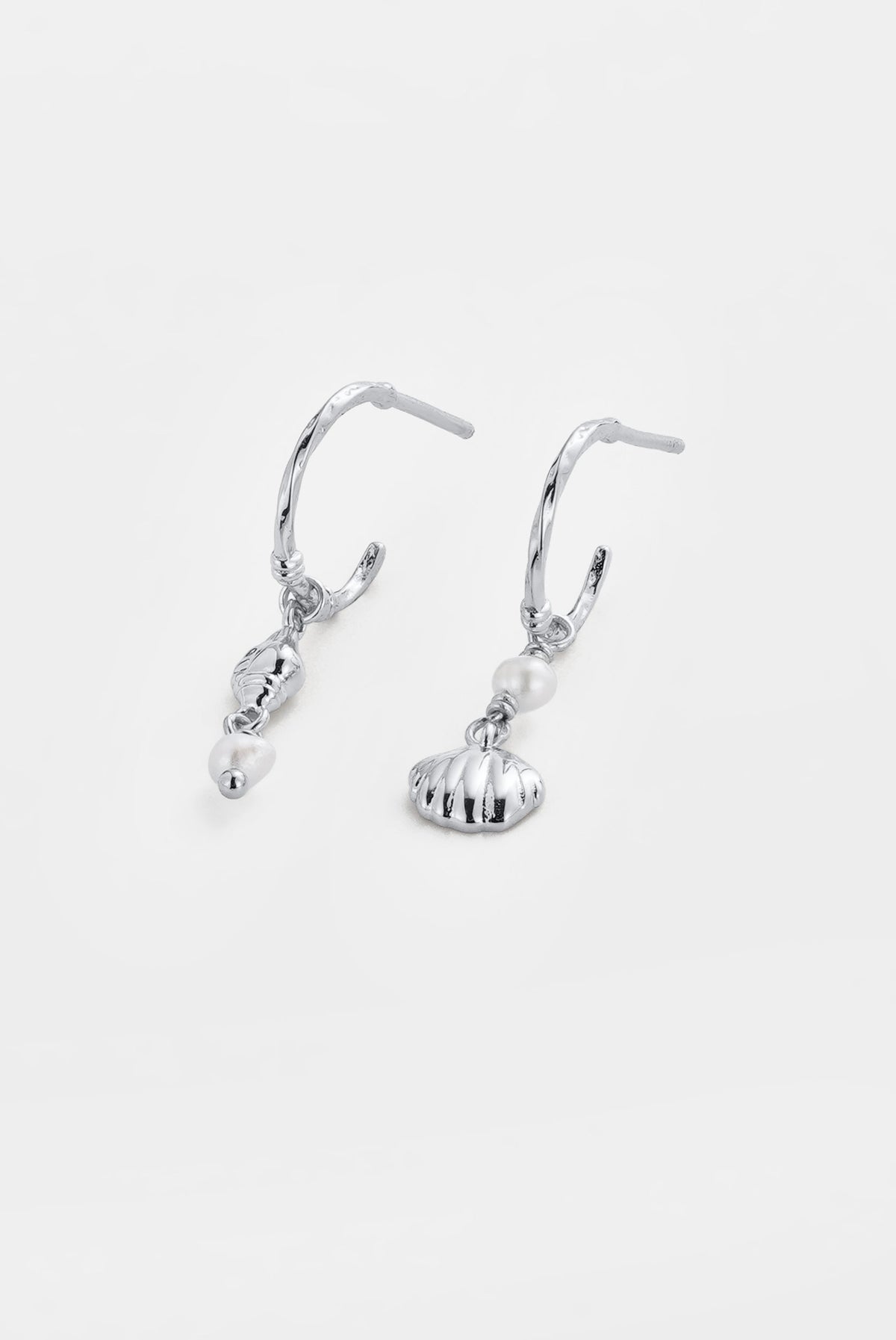 Zafino Goldie Hoop silver detail
