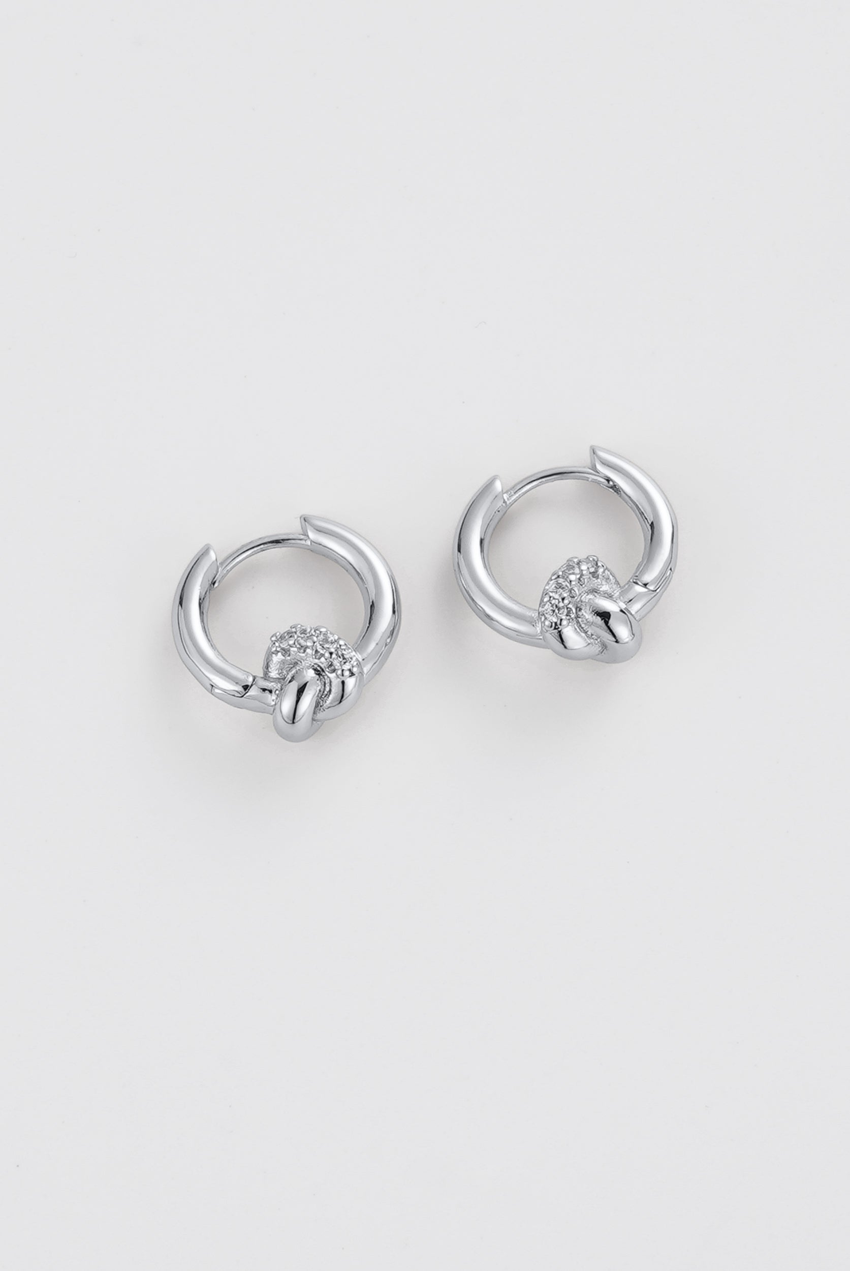 Zafino Elle Hoop Silver detail