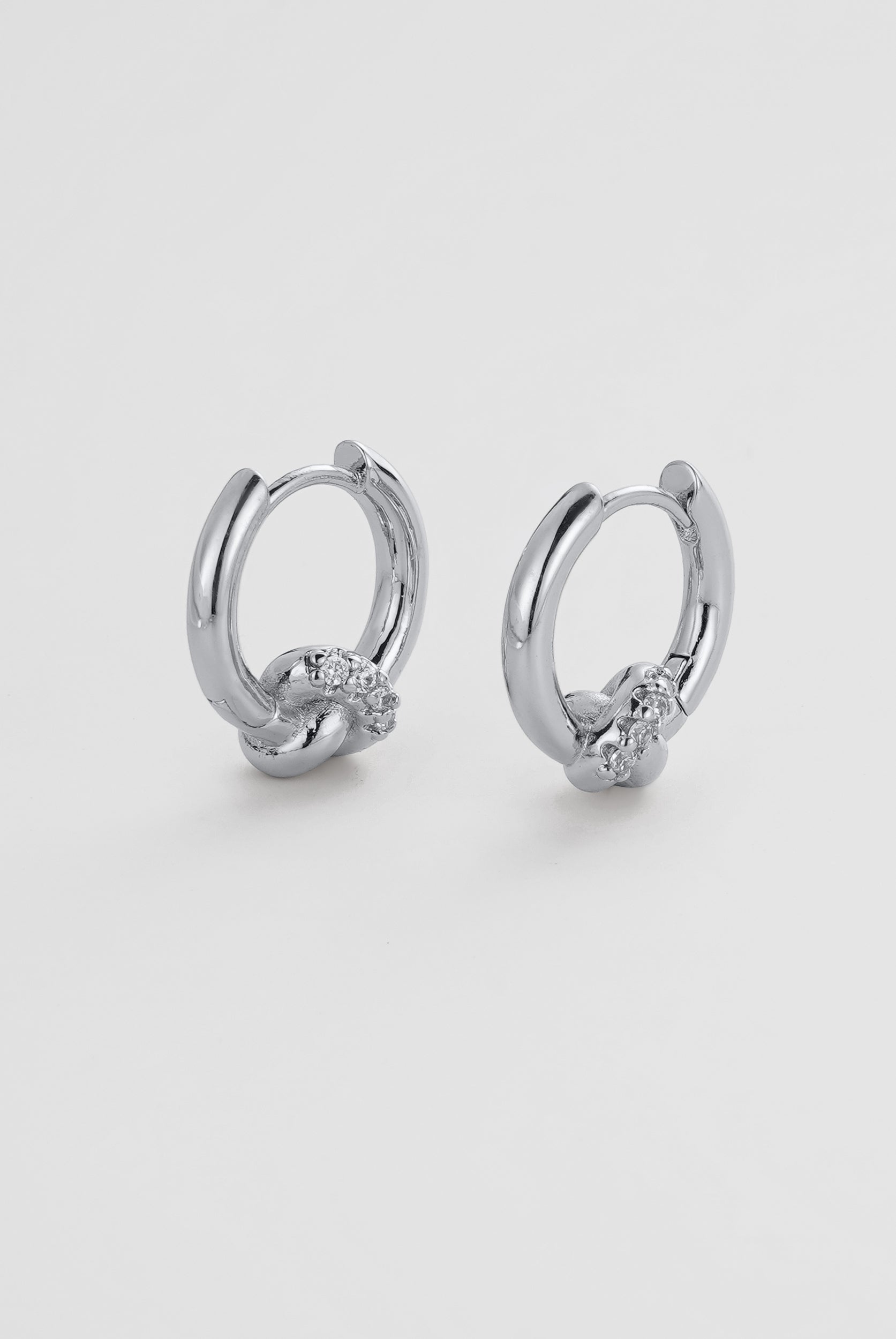 Zafino Elle Hoop Silver