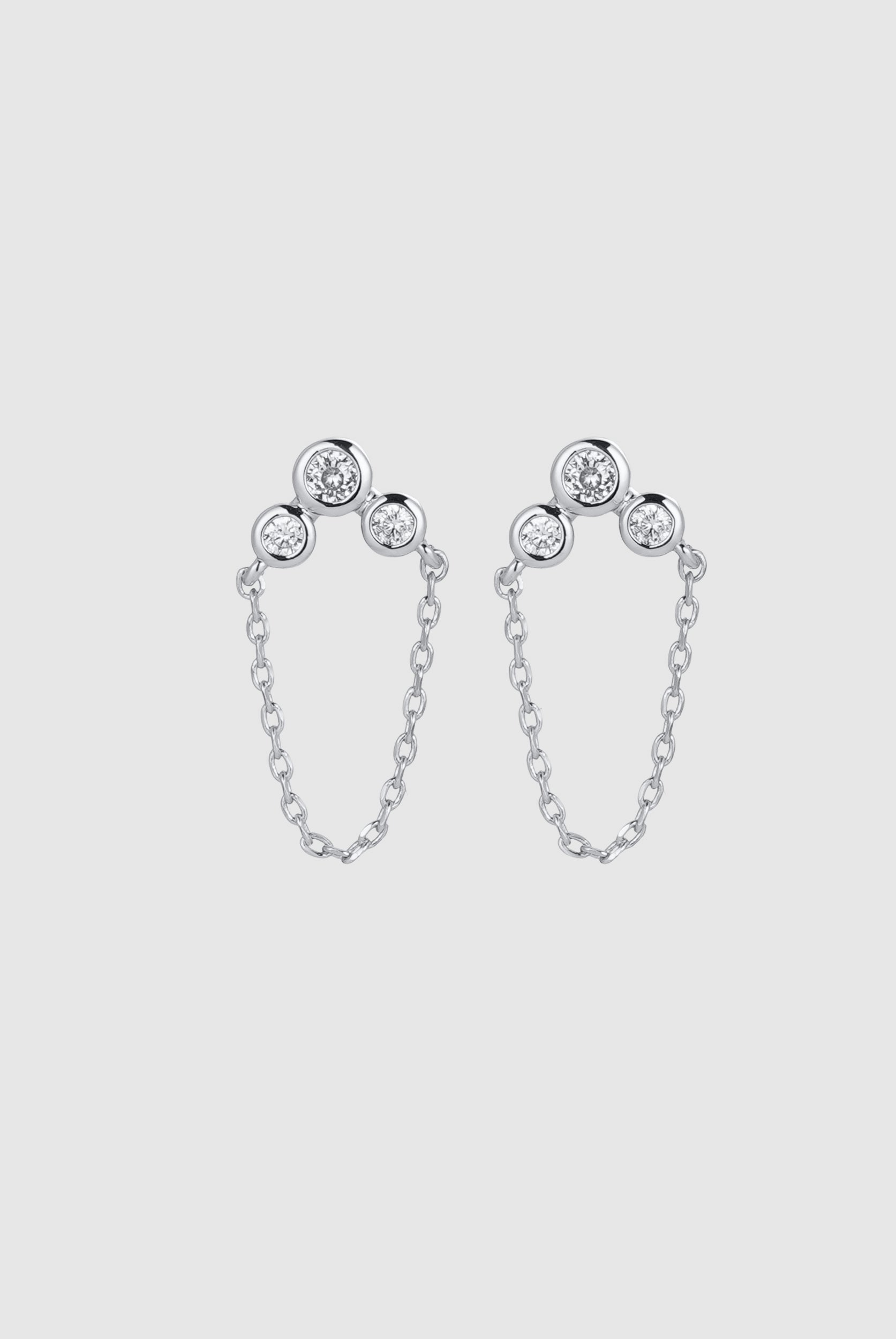 Zafino Tia Stud Silver