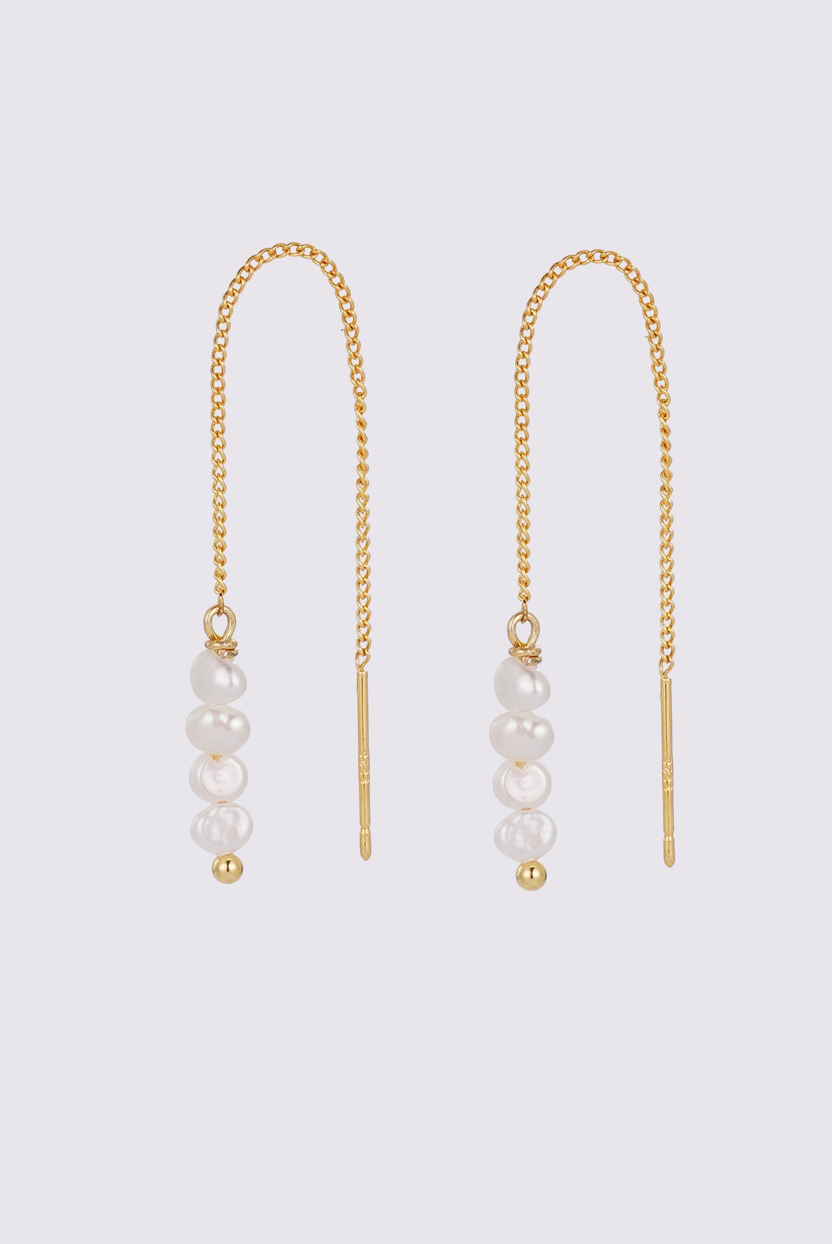 Zafino Scarlette Thread Earring Gold