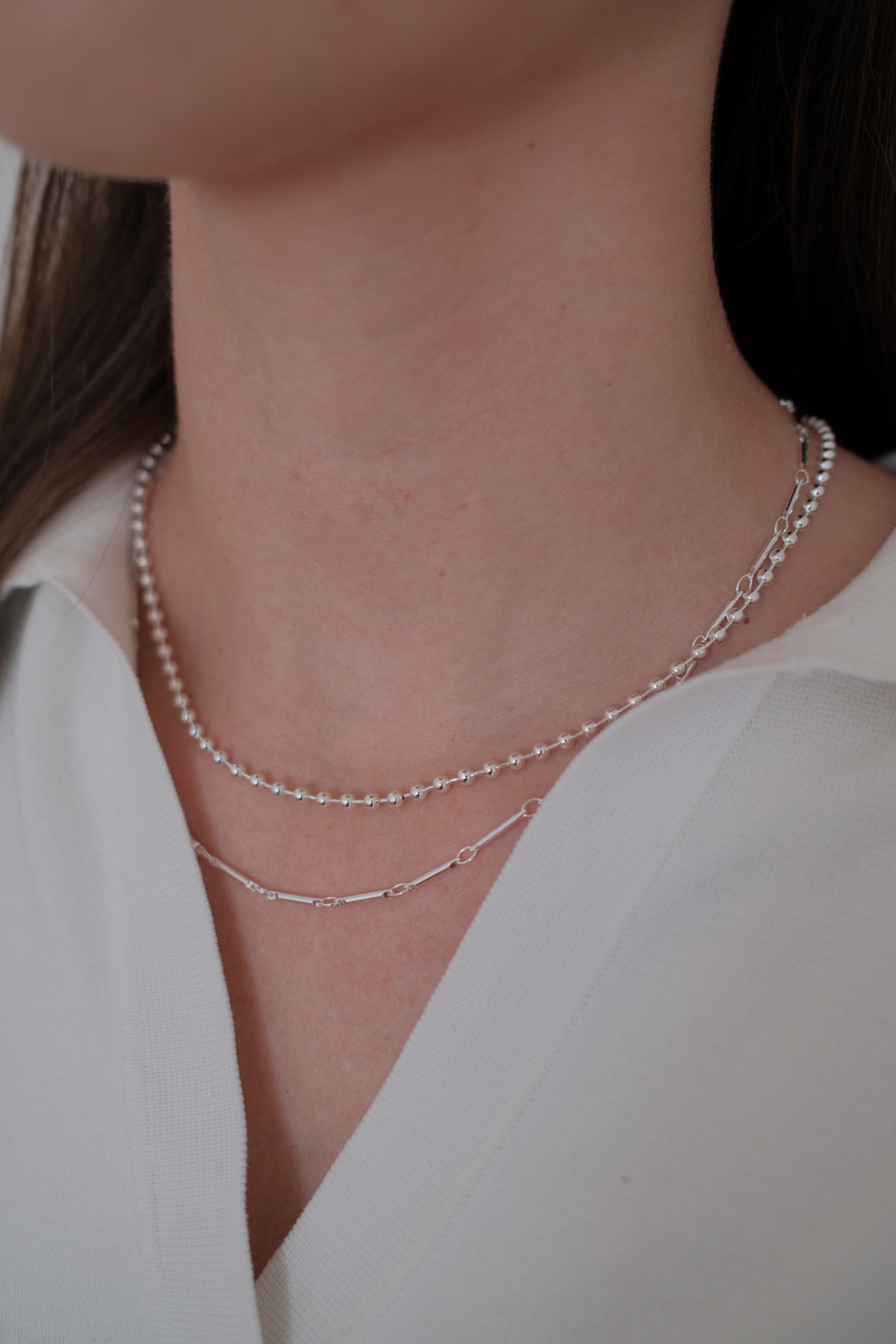 Zafino Ada Necklace Silver detail
