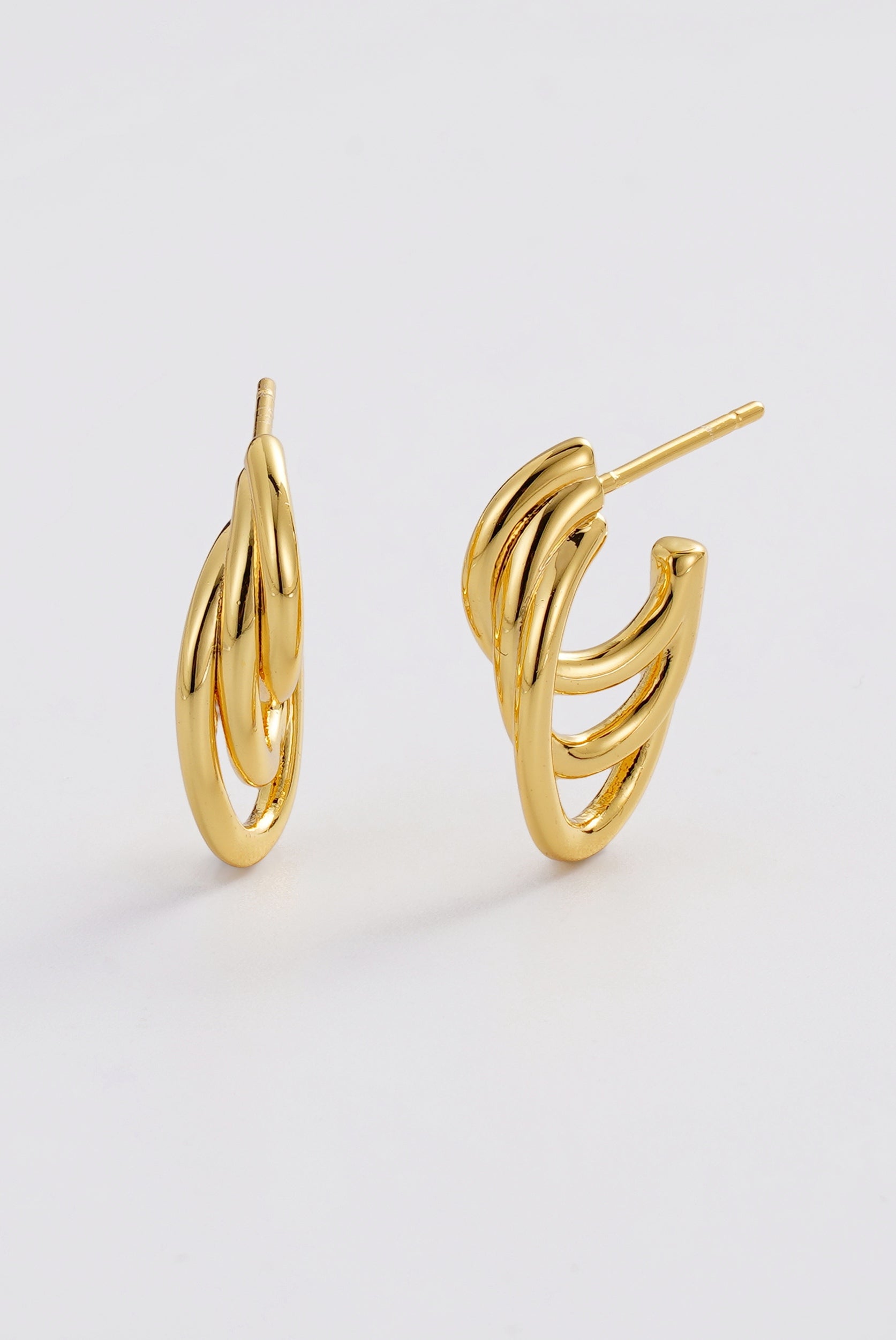 Zafino London Hoop Gold detail