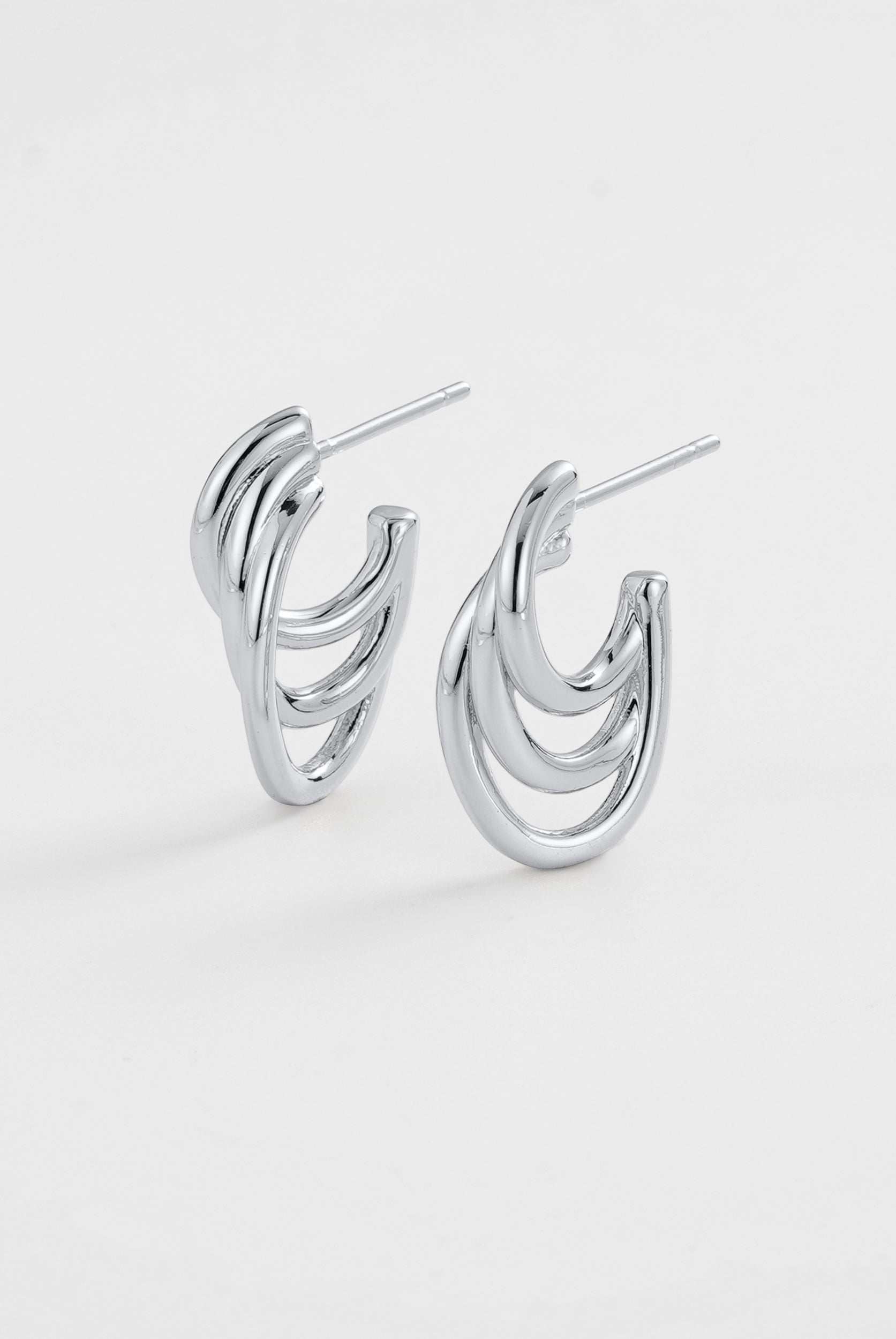 Zafino London Hoop Silver