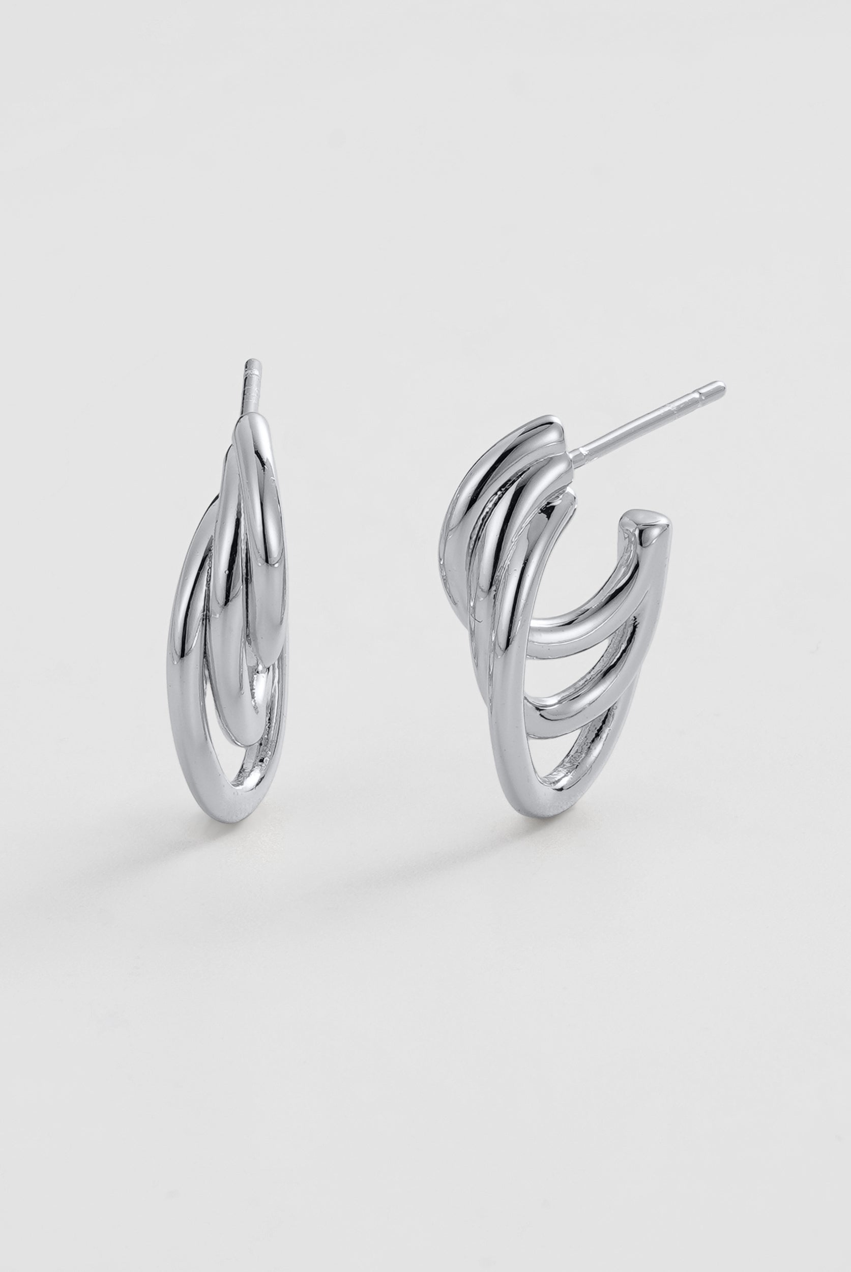 Zafino London Hoop Silver detail