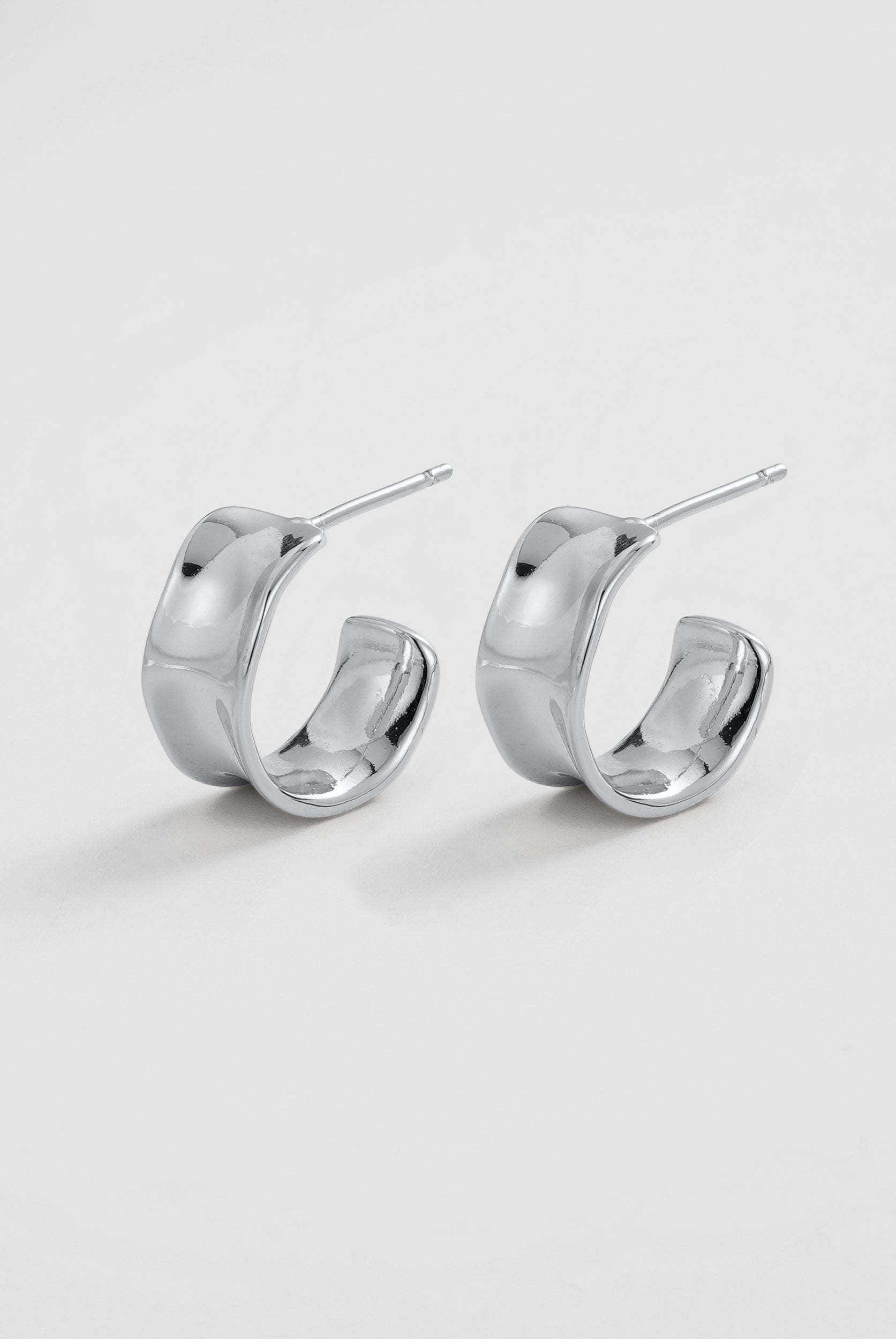 Zafino Nina Hoop Silver