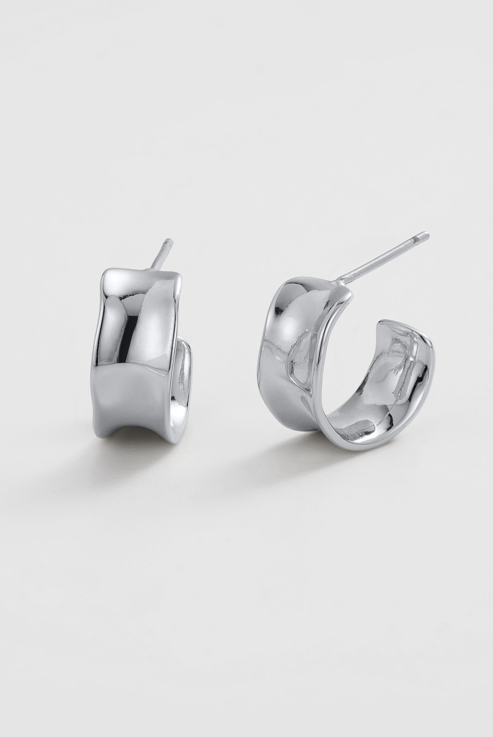 Zafino Nina Hoop Silver detail