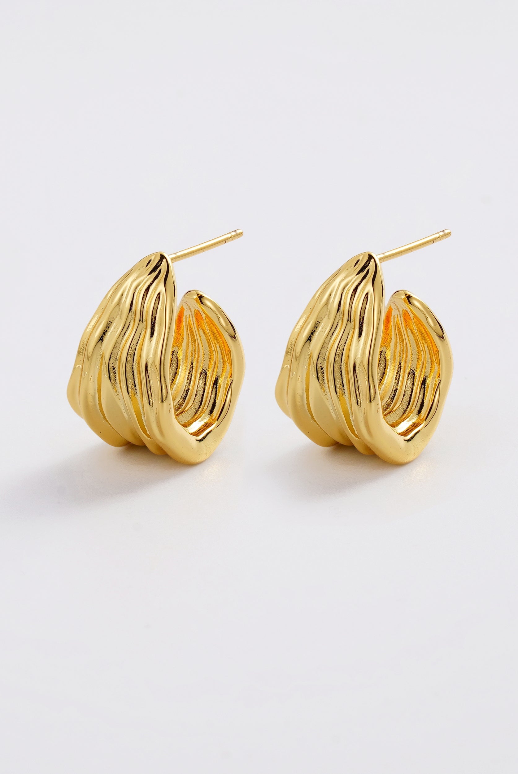 Zafino Lexi Hoop Large Gold