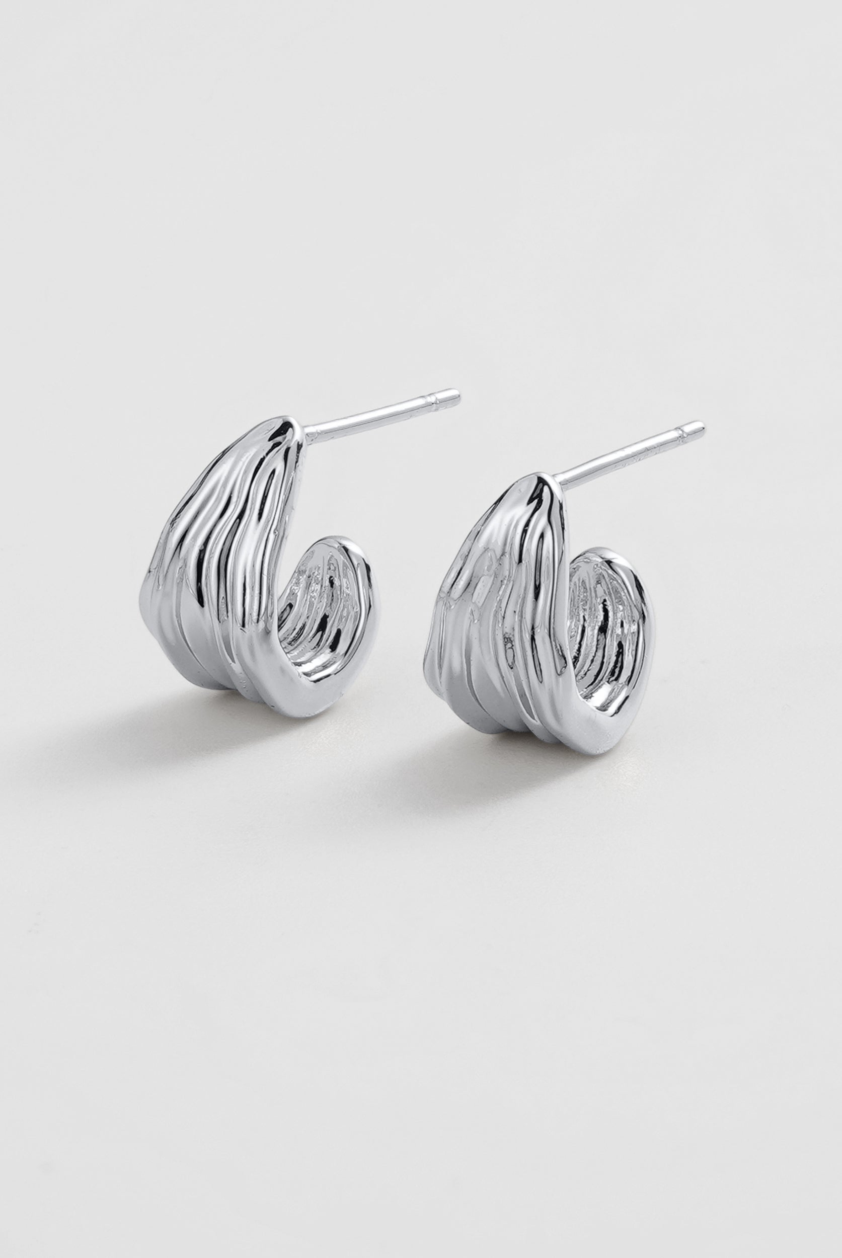 Zafino Lexi Hoop Small Silver