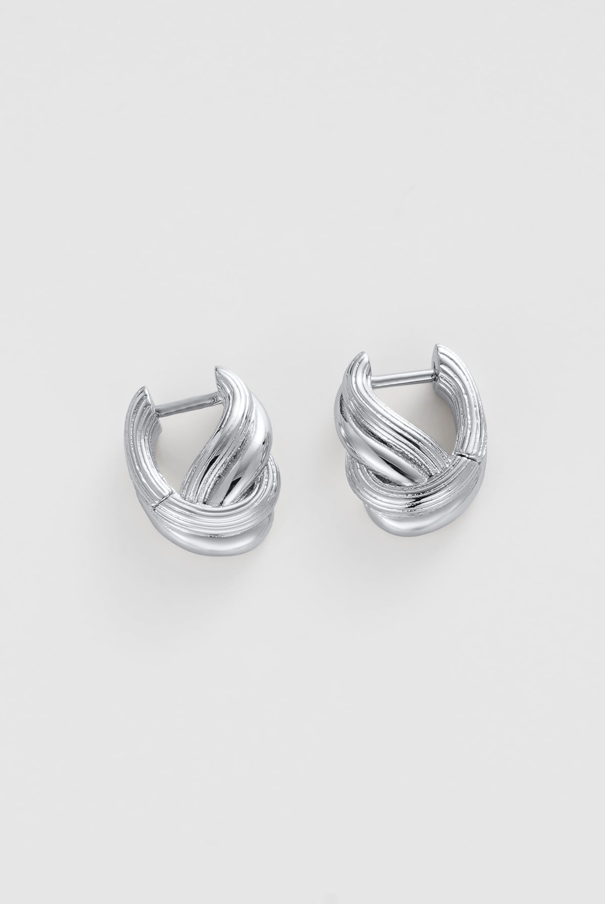 Zafino Tia Huggie - Silver (view 2)
