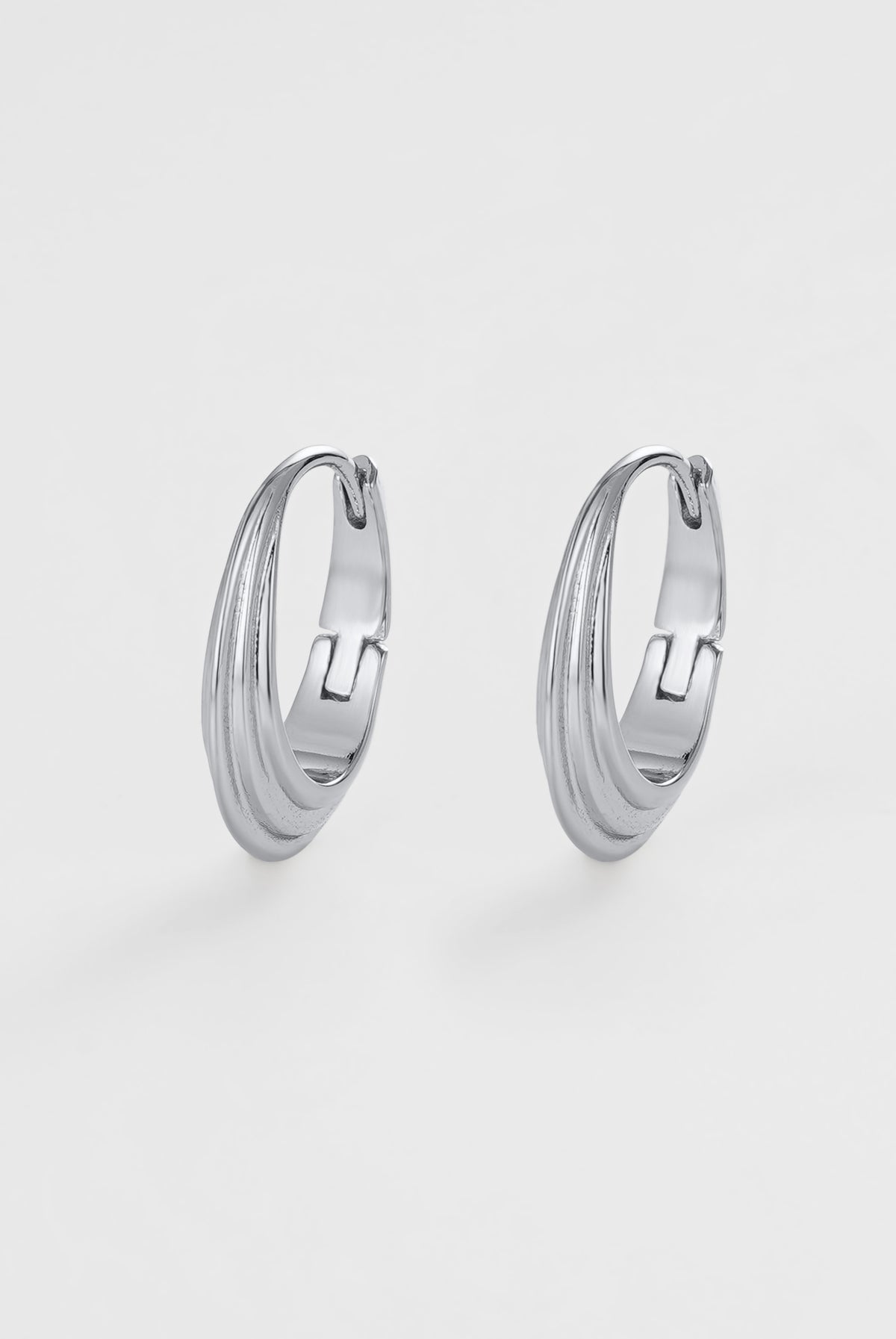 Zafino Marley Hoop - Medium - Silver