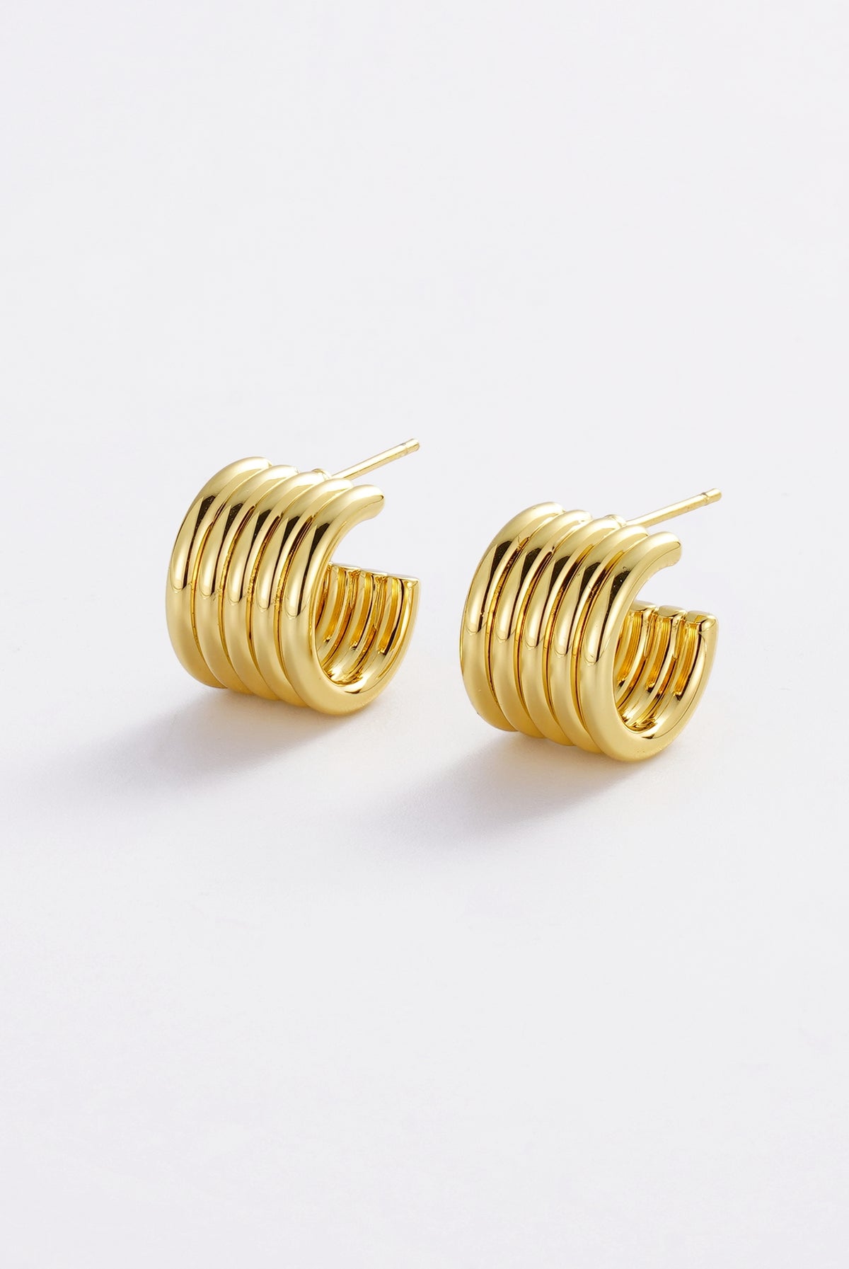 Zafino Jade Hoop - Gold