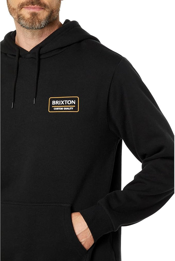 Palmer Proper Hoodie - Washed Black / White