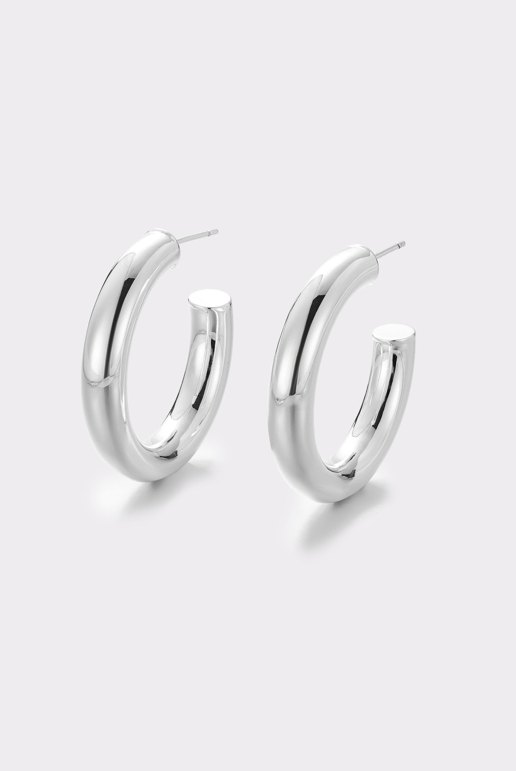Lina Hoop Large - Silver