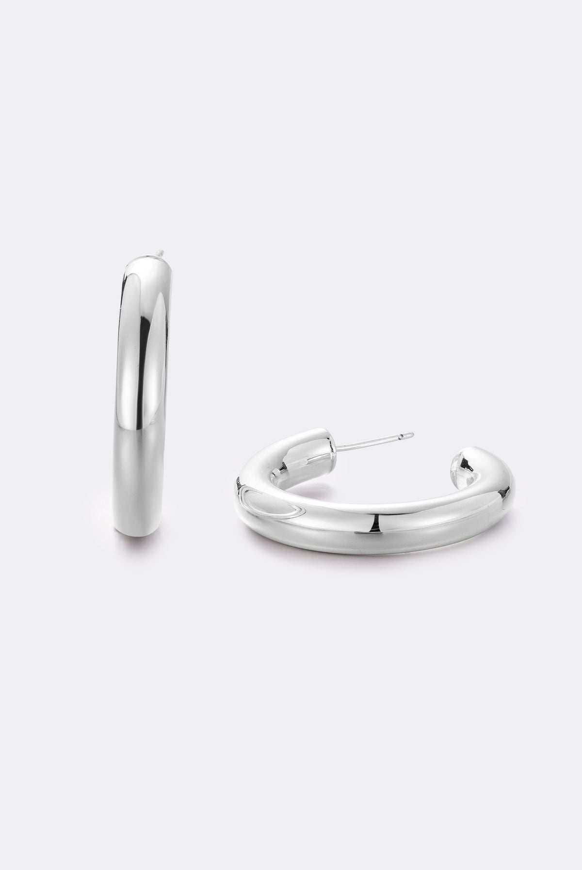 Lina Hoop Large - Silver