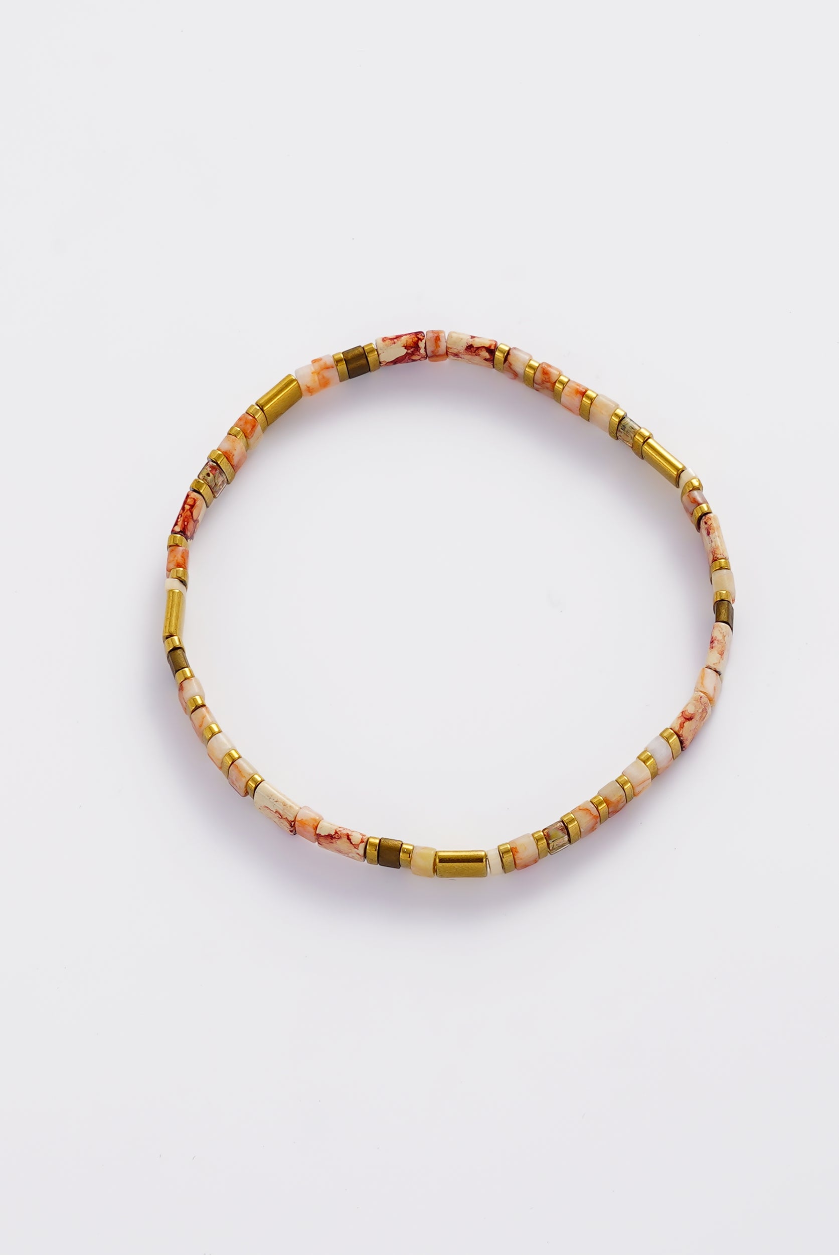 Zafino Tile Bracelet in Rose - detail
