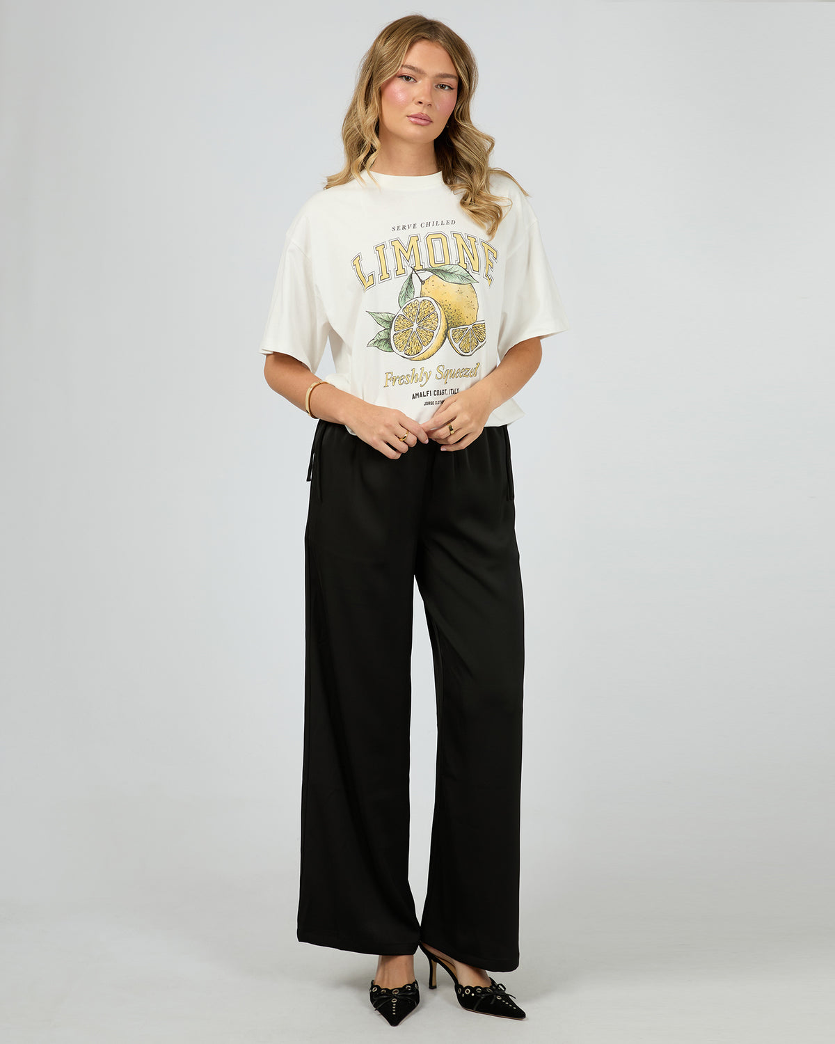 Limone Tee - Vintage White