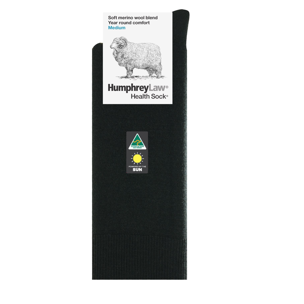 Mens Fine Merino Wool Health Sock