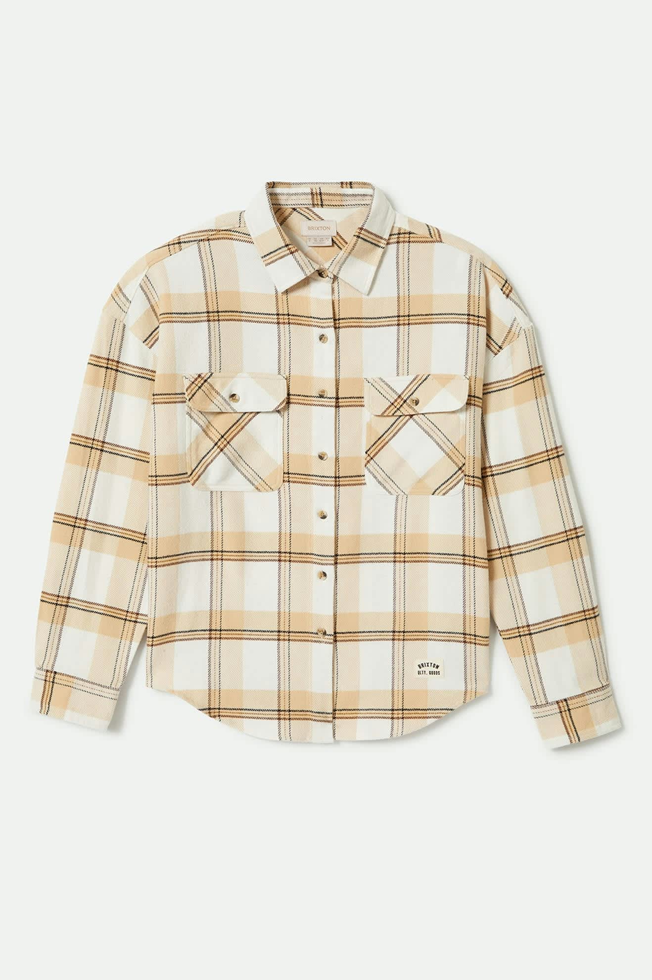Bowery W Classic Flannel - Off White / Semolina / Washed Copper