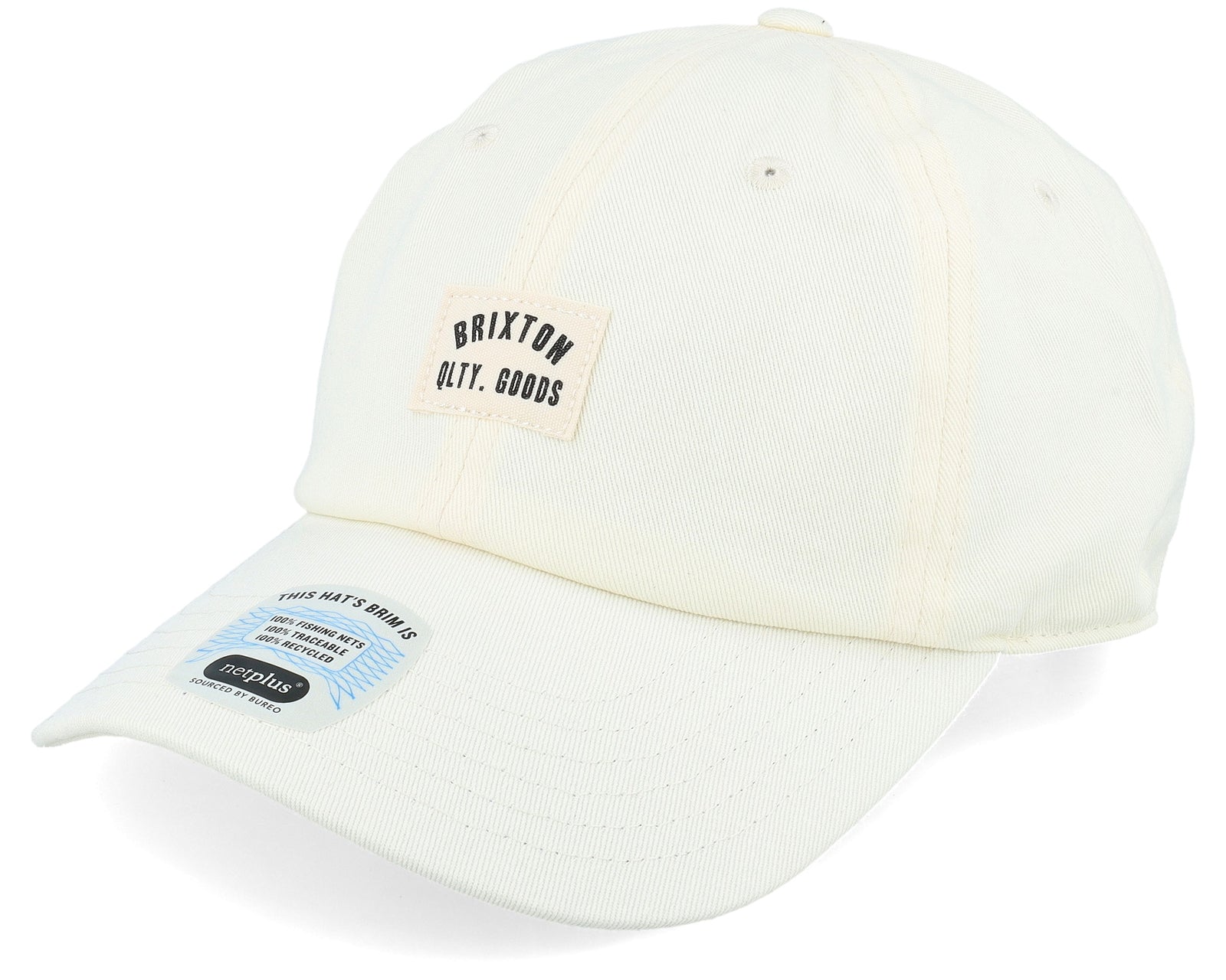 Brixton Woodburn LP Cap Off White Vintage Wash - front view