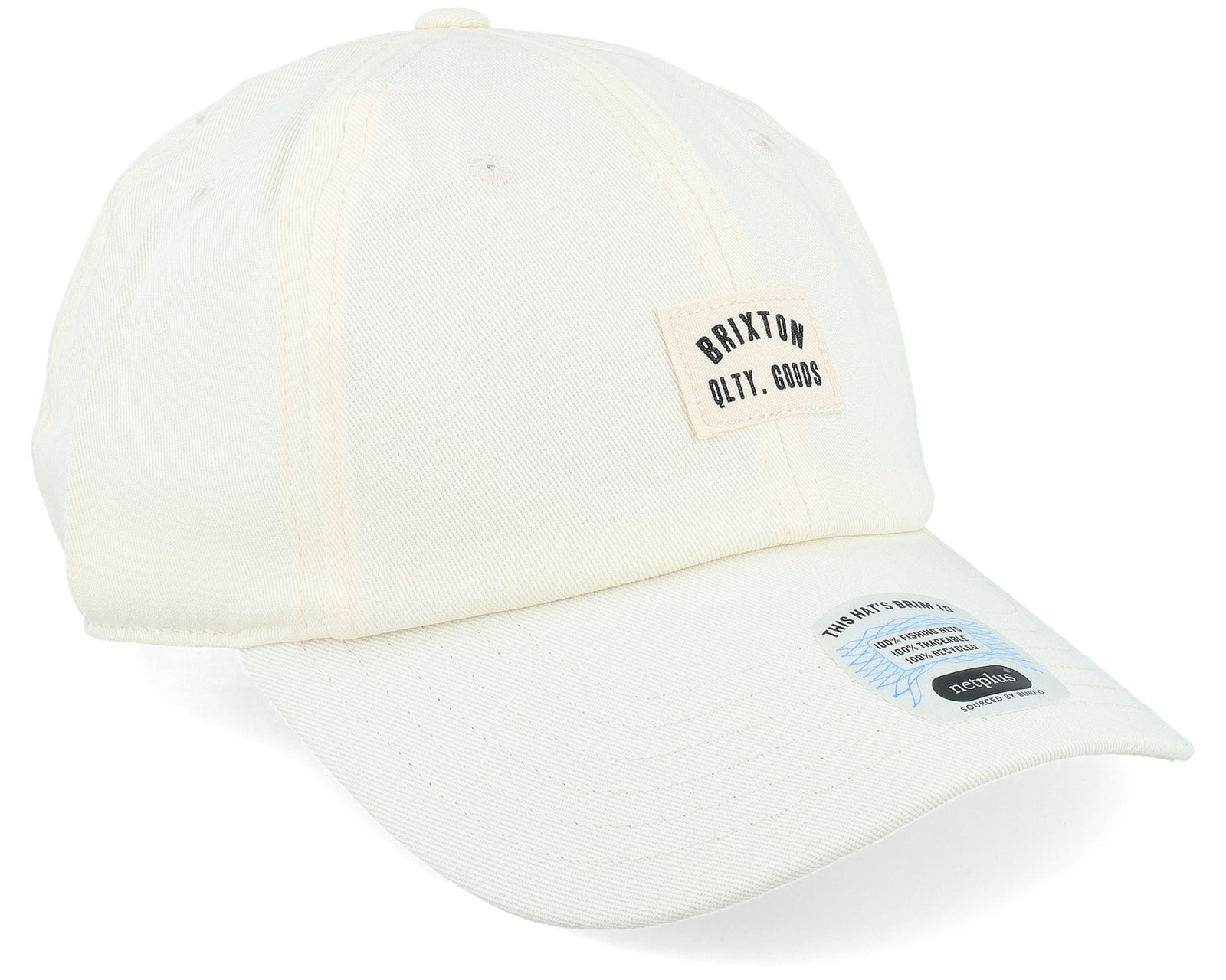 Brixton Woodburn LP Cap Off White Vintage Wash - side view
