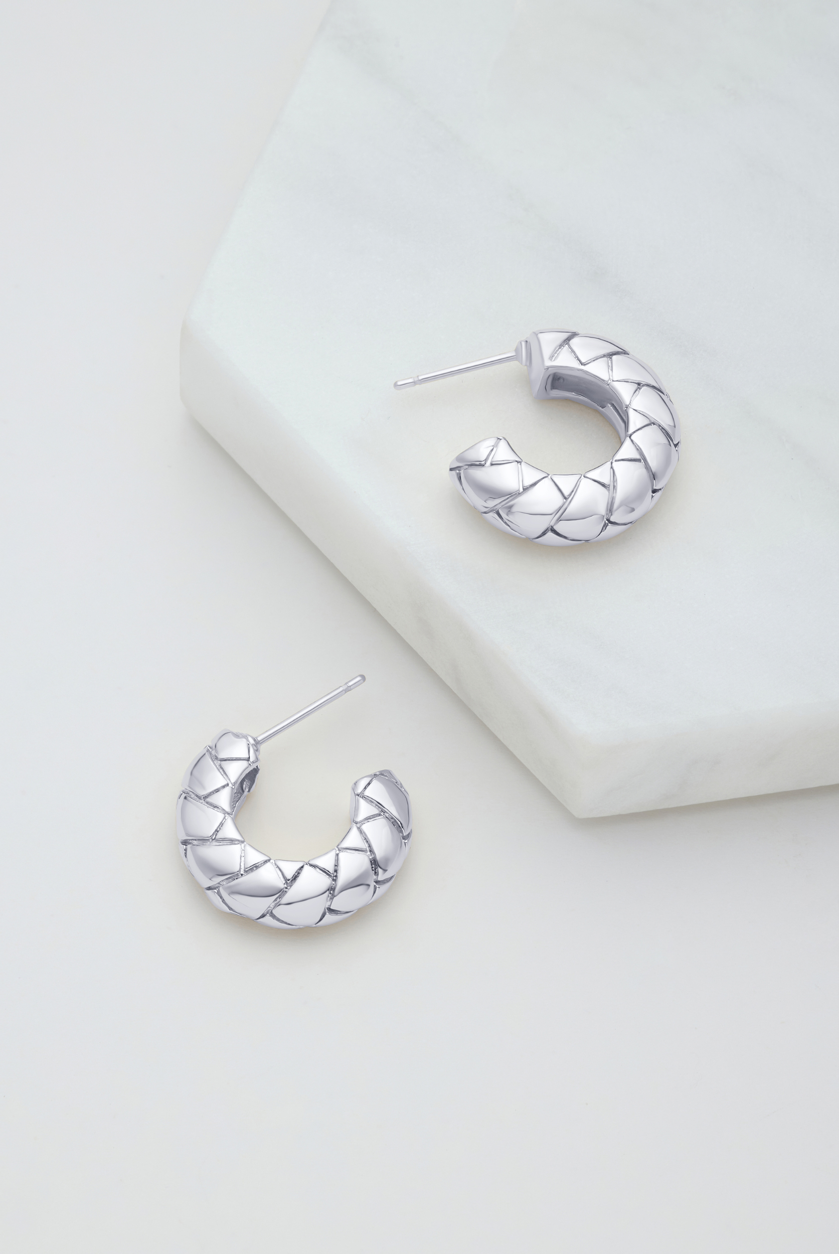Zafino Briana Hoop - Silver