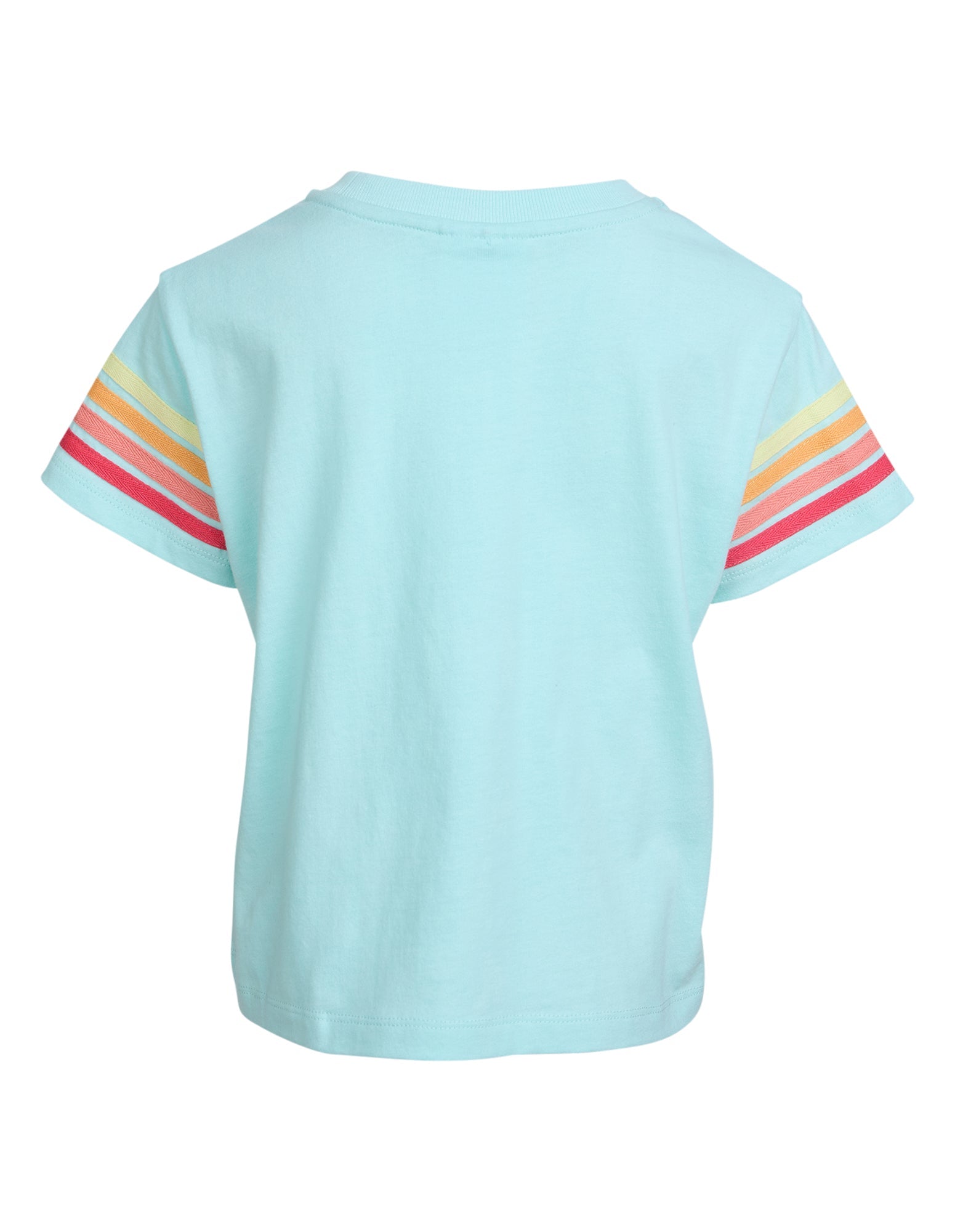 Eve Girl Retro Tee in light blue - back