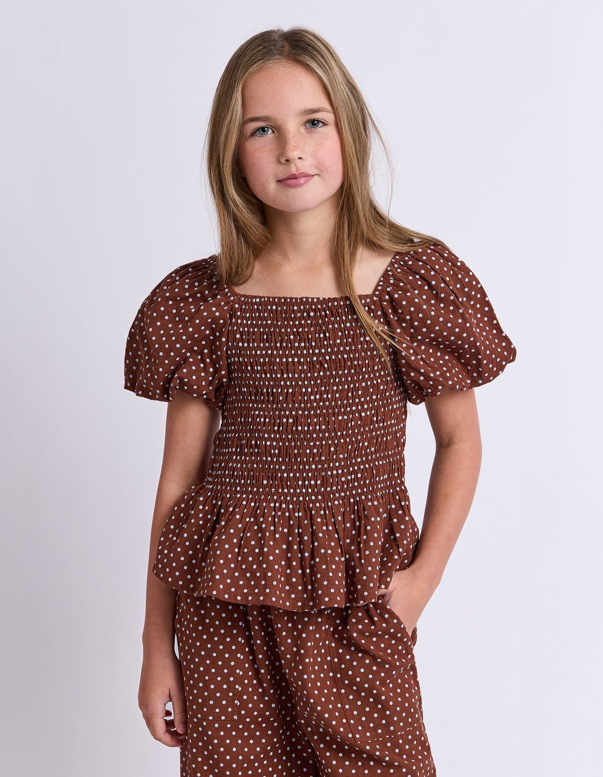 Eve Girl Bobbi Top Chocolate