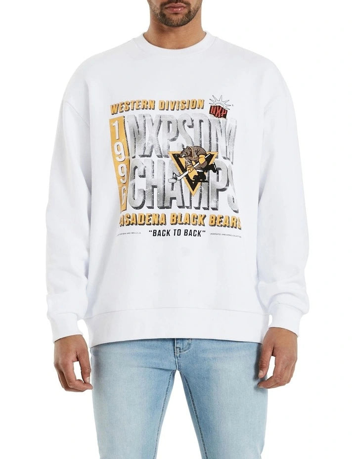 NXP Back To Back Relaxed Sweater - White